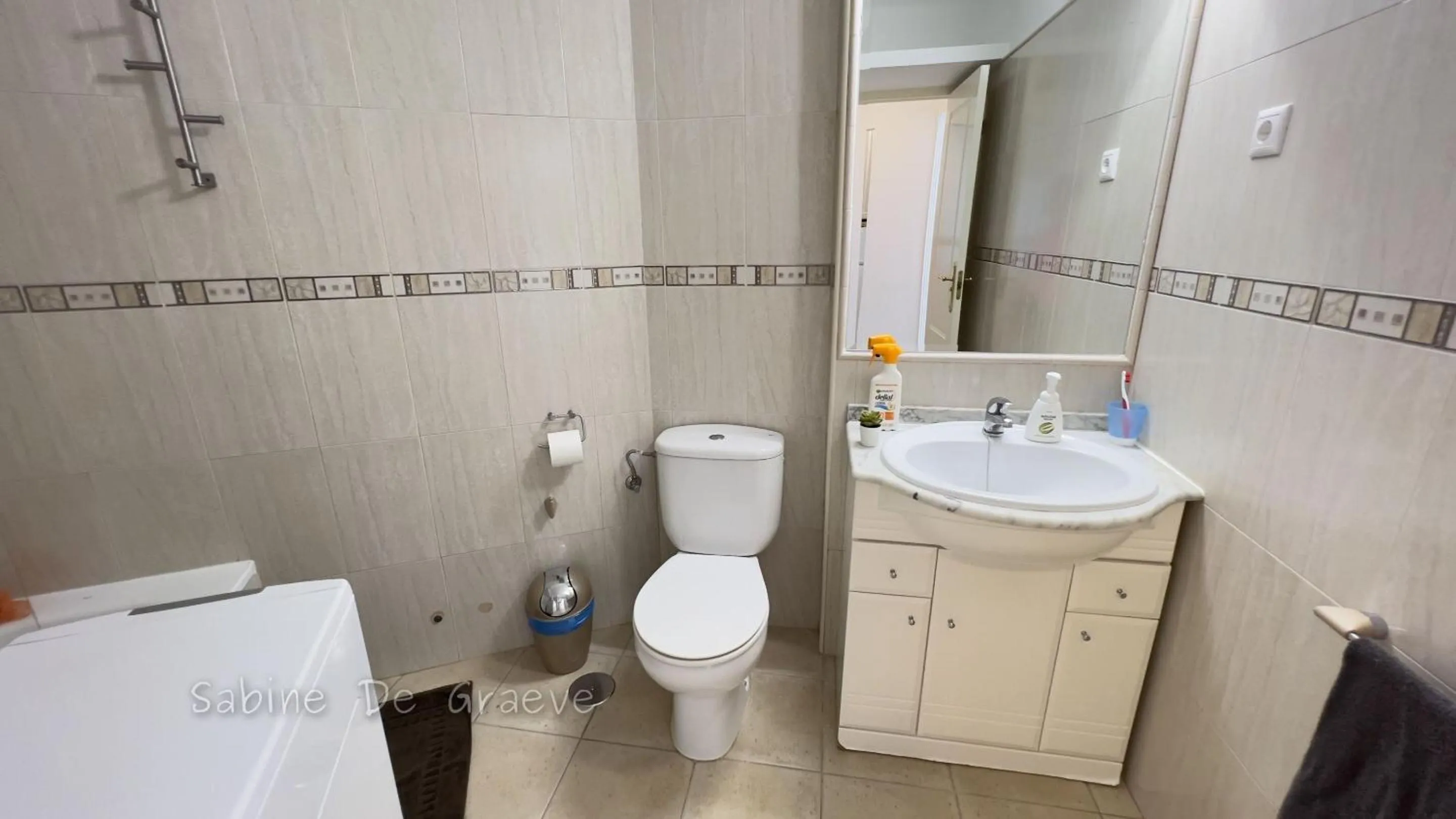 Bathroom in Carabela-C704 Few steps from the beach, sand and pool Nerja