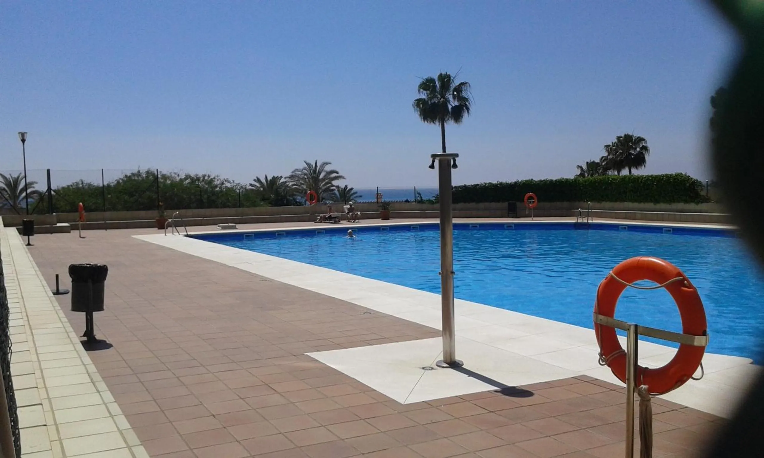 Pool view in Carabela-C704 Few steps from the beach, sand and pool Nerja
