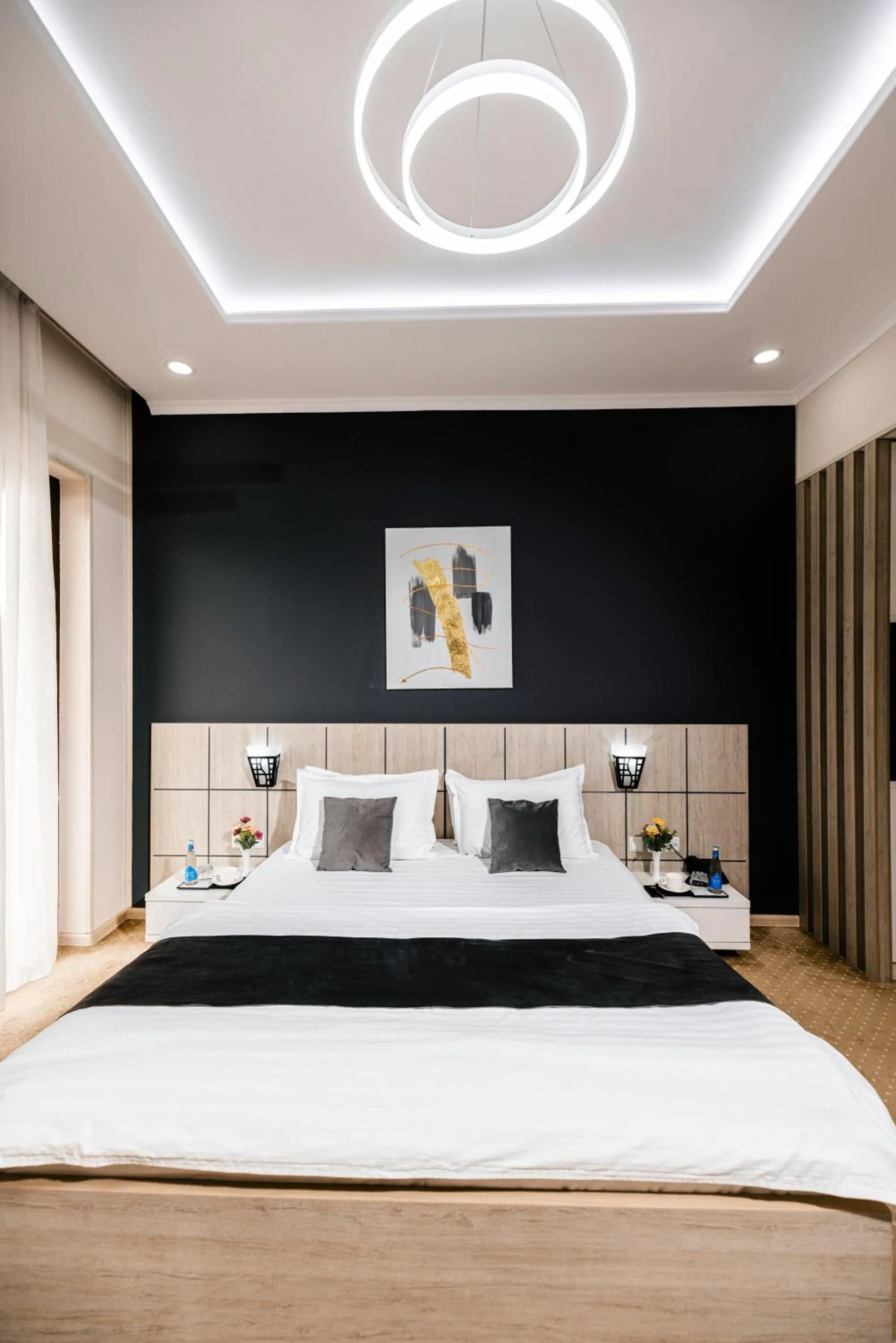 Bed in Art Regency Premium Hotel, Free Airport Shuttle Service