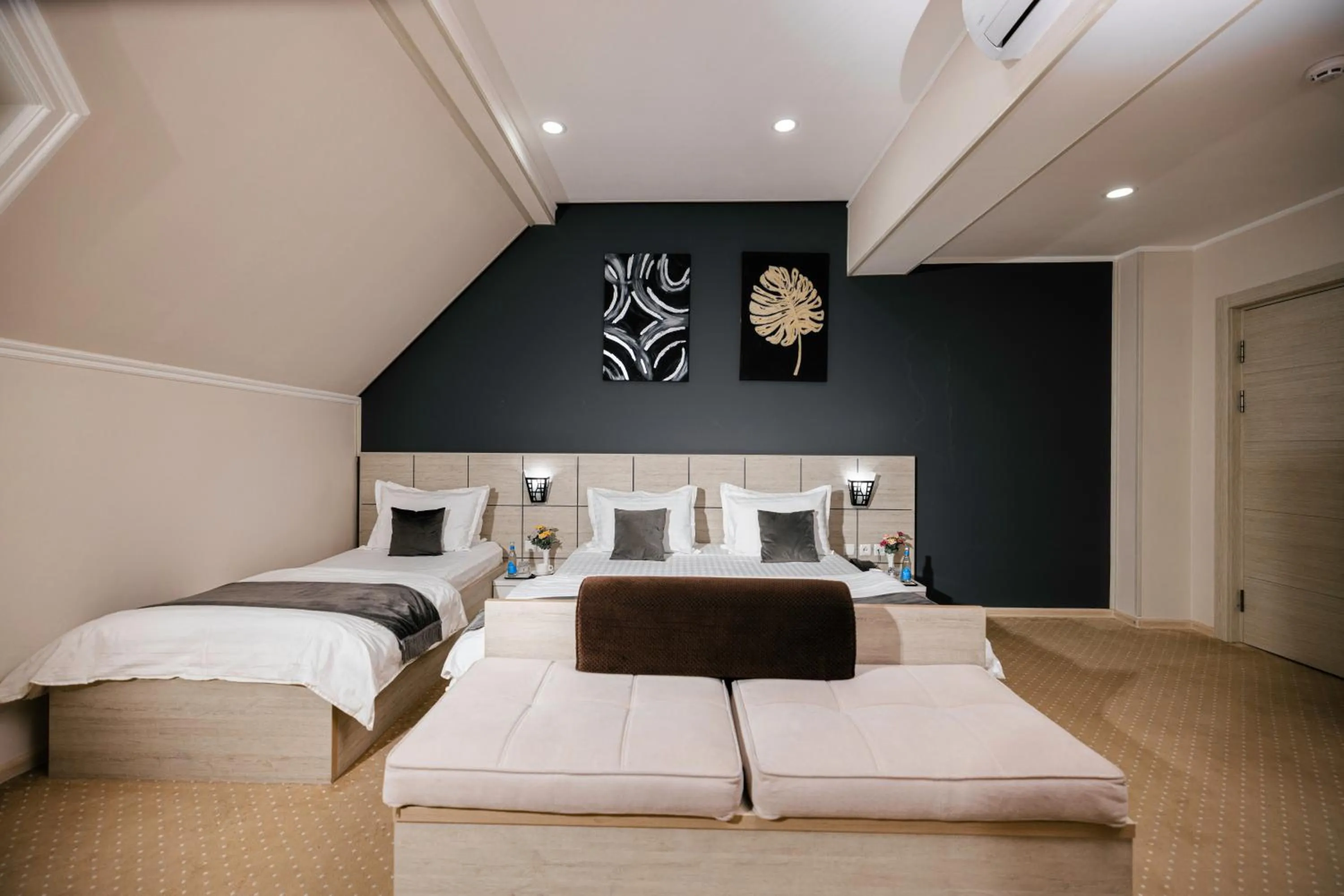 Bed in Art Regency Premium Hotel, Free Airport Shuttle Service