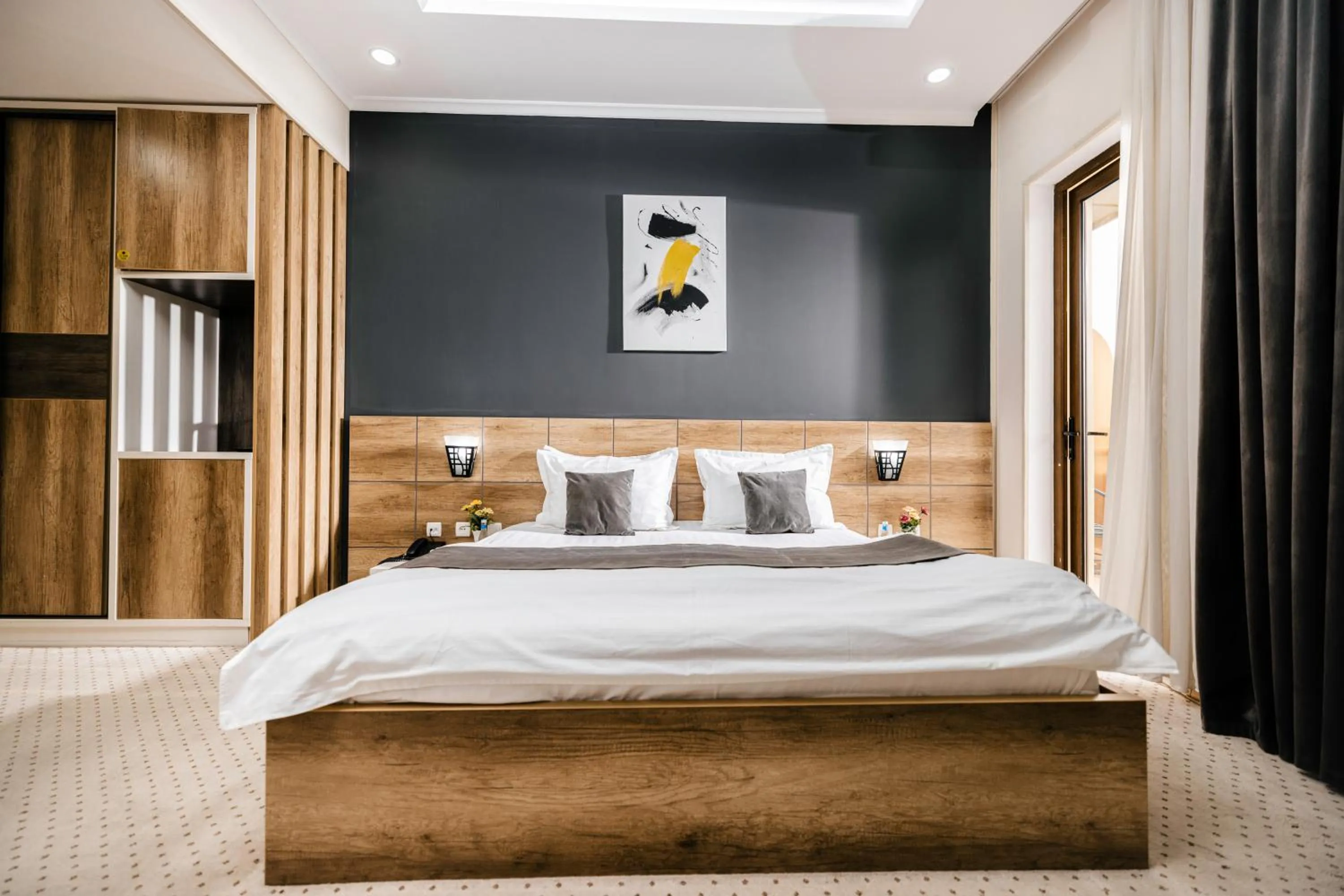 Bed in Art Regency Premium Hotel, Free Airport Shuttle Service