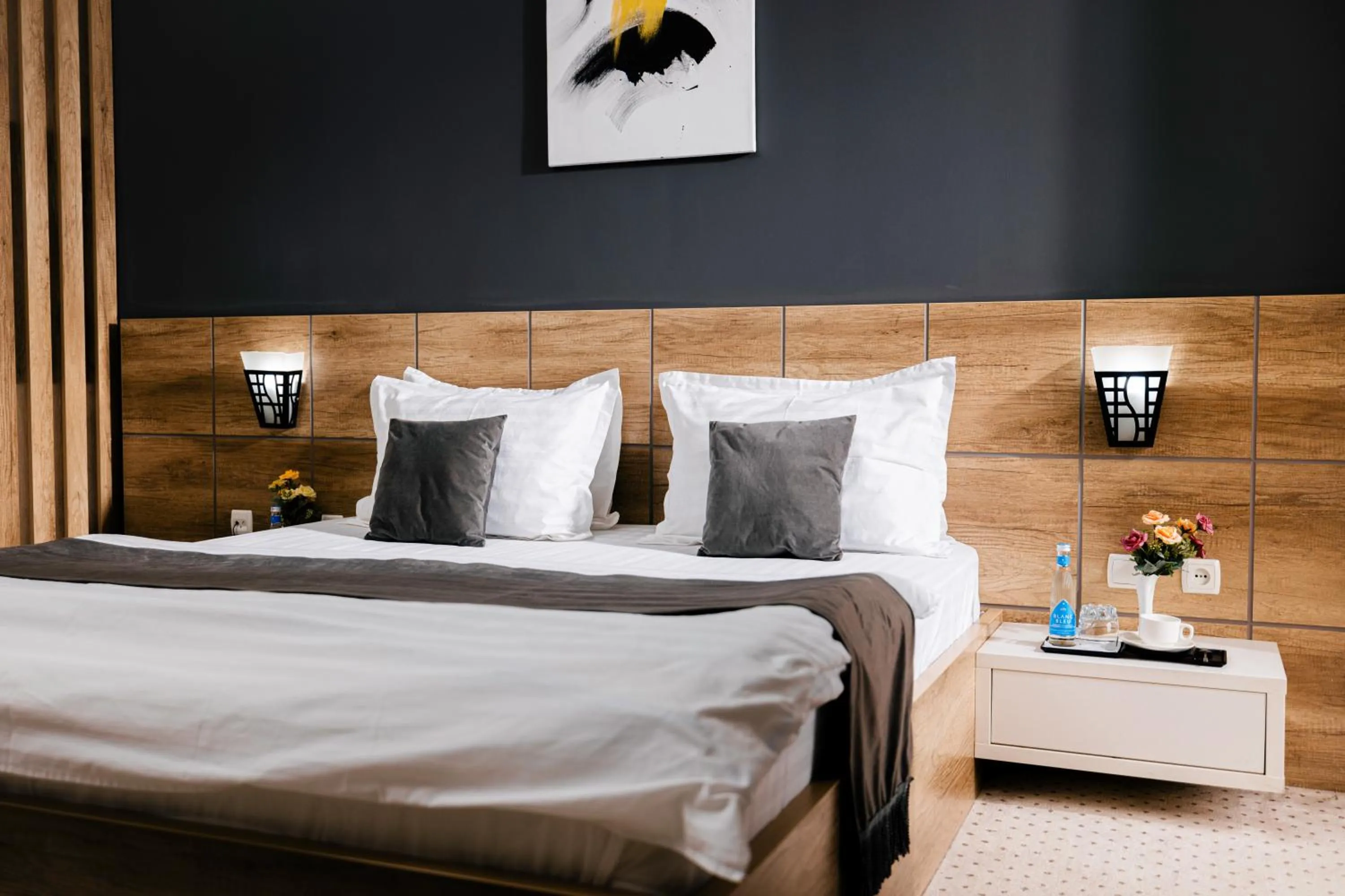 Bed in Art Regency Premium Hotel, Free Airport Shuttle Service