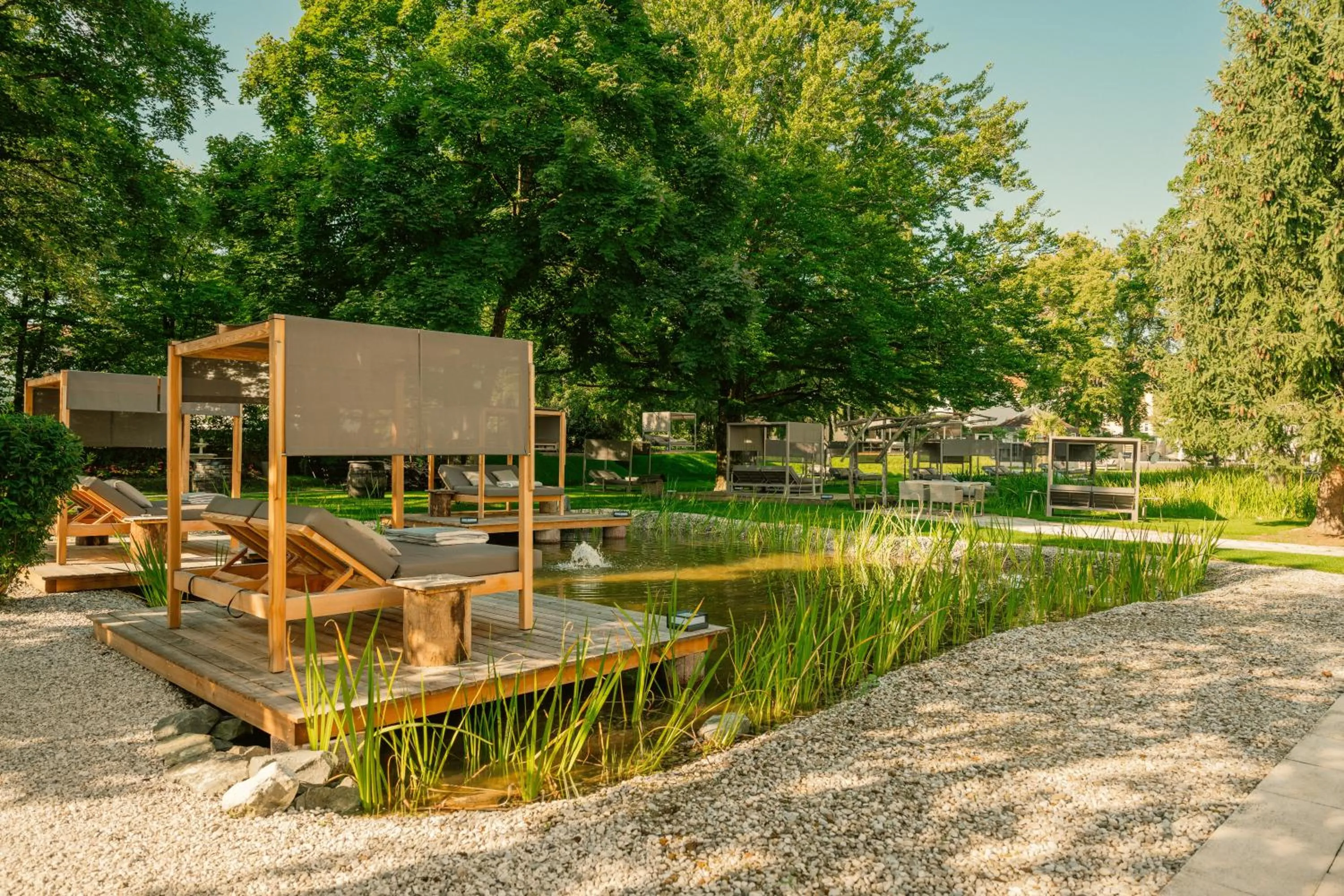 Garden in Das Parkhotel