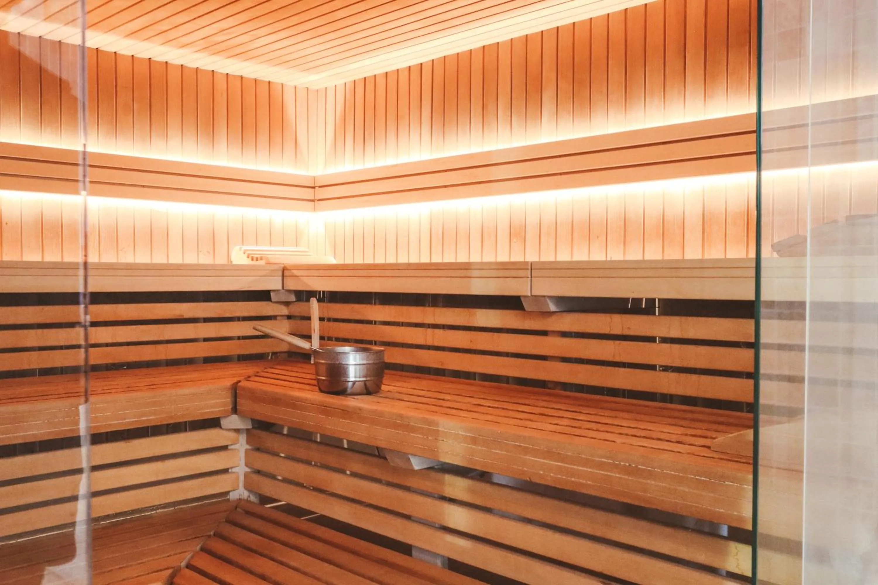 Sauna in Das Parkhotel
