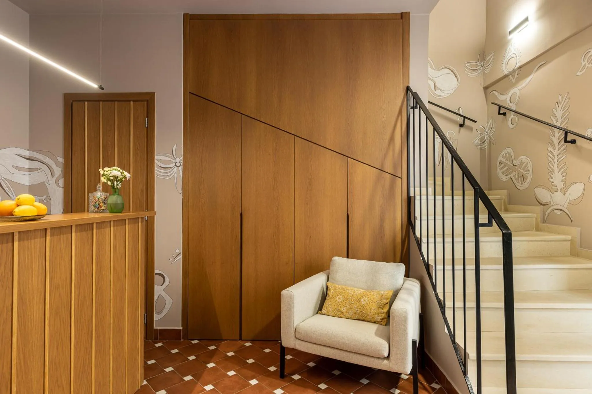 Lobby or reception in Flâneur