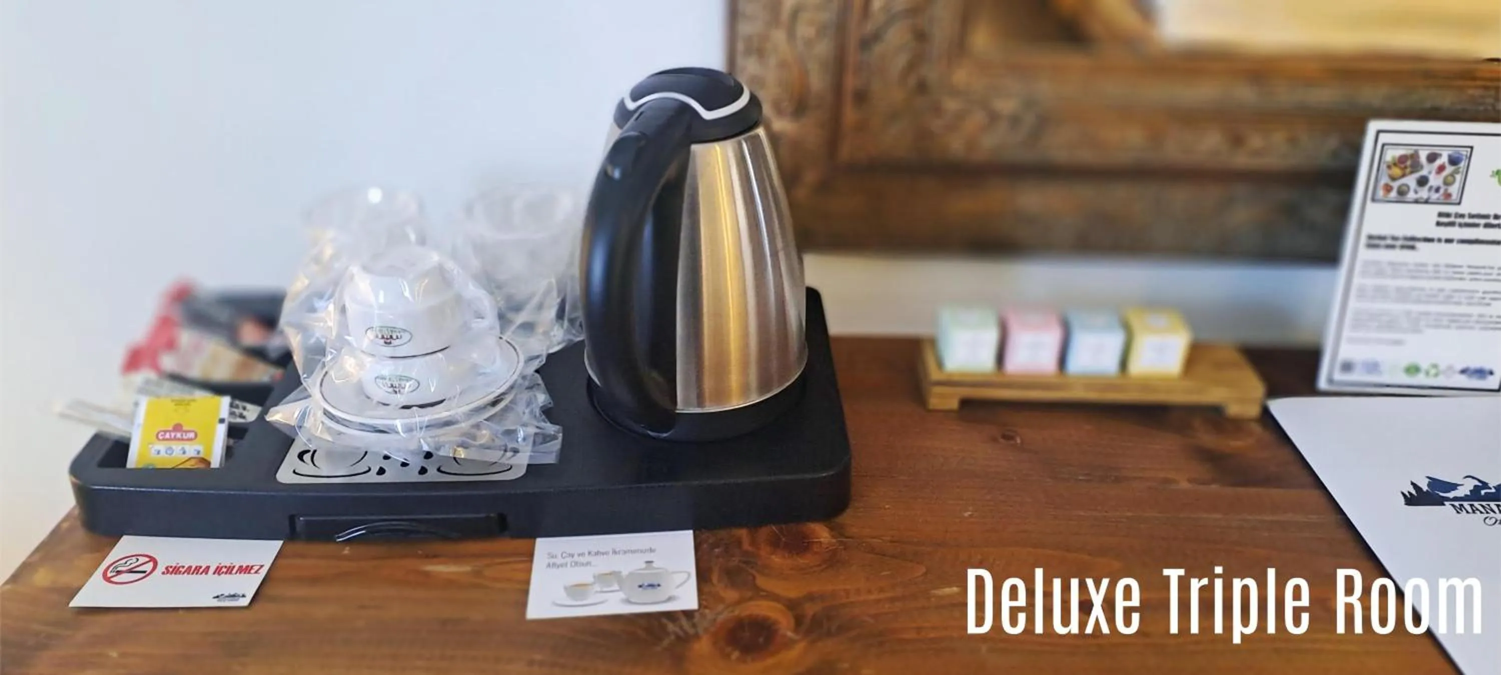 Coffee/tea facilities in Manastırhan Otel Kazdağları