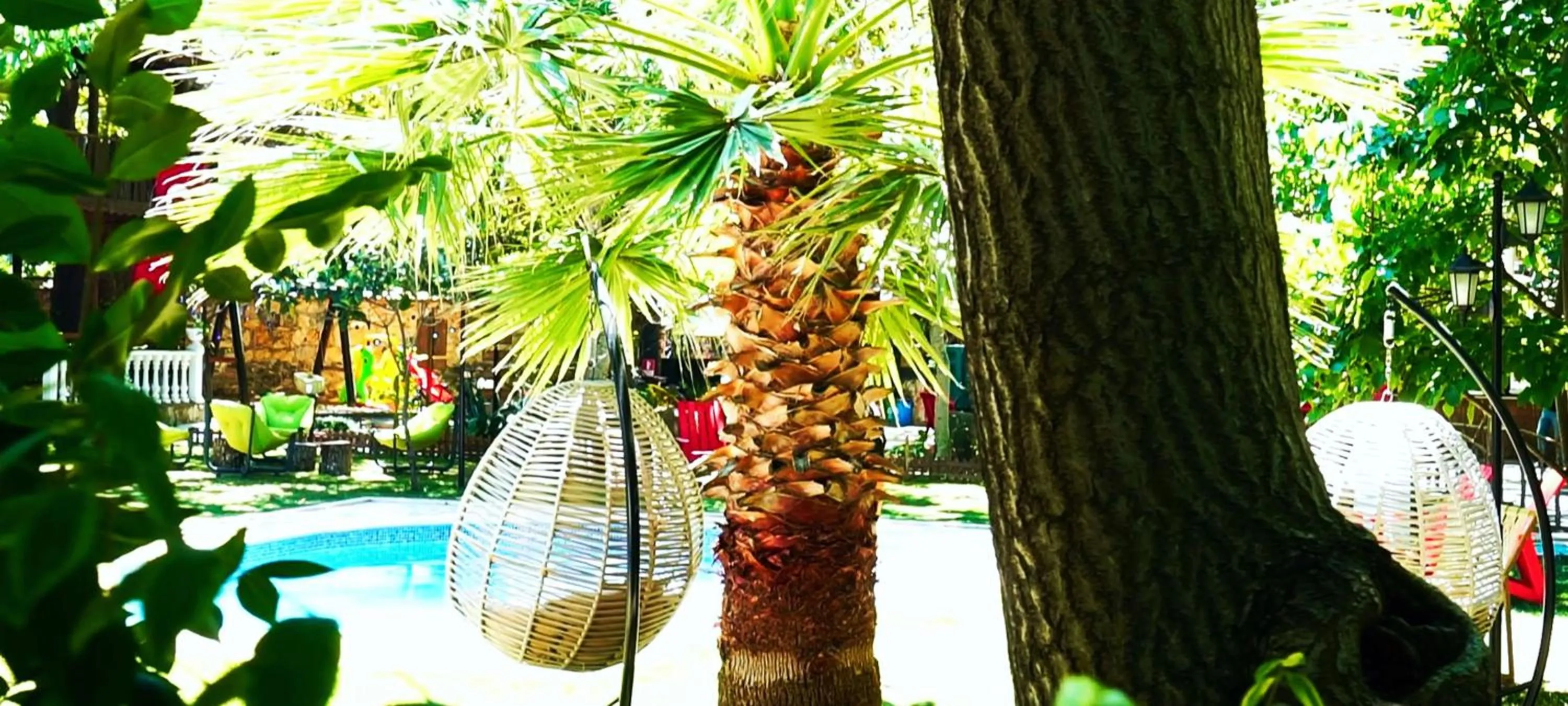 Pool view in Manastırhan Otel Kazdağları