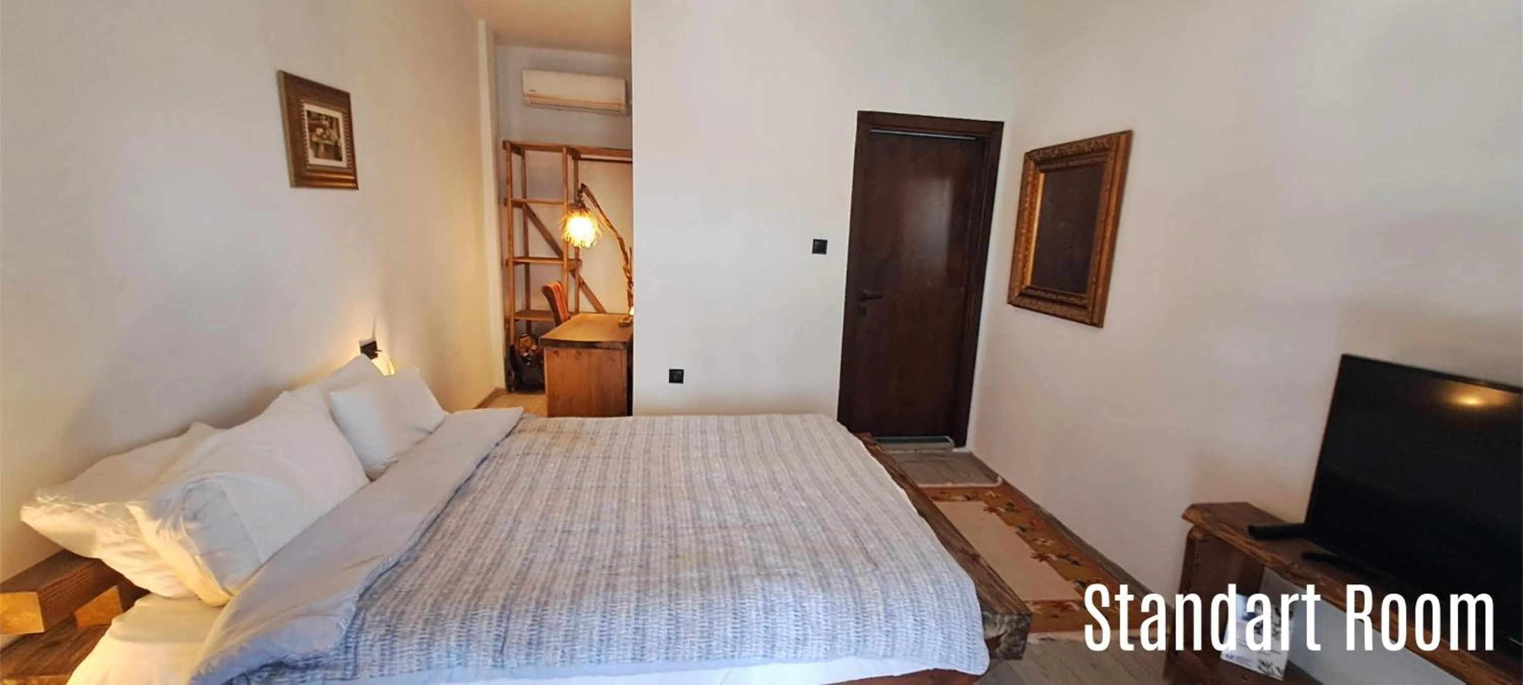 Bed in Manastırhan Otel Kazdağları