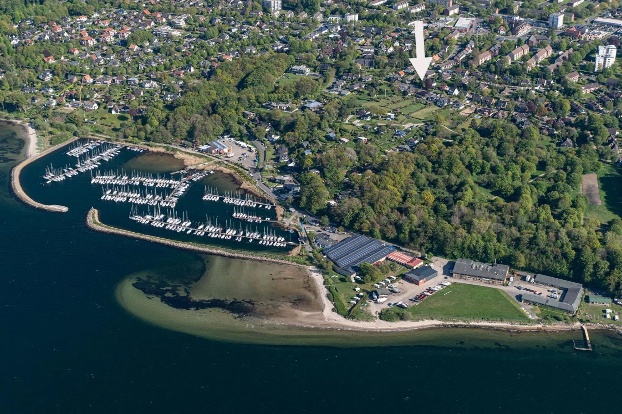 Bird's eye view in fewo1846 - Sundowner - luxuriöse Wohnung mit 2 Schlafzimmern und Sonnenterrasse