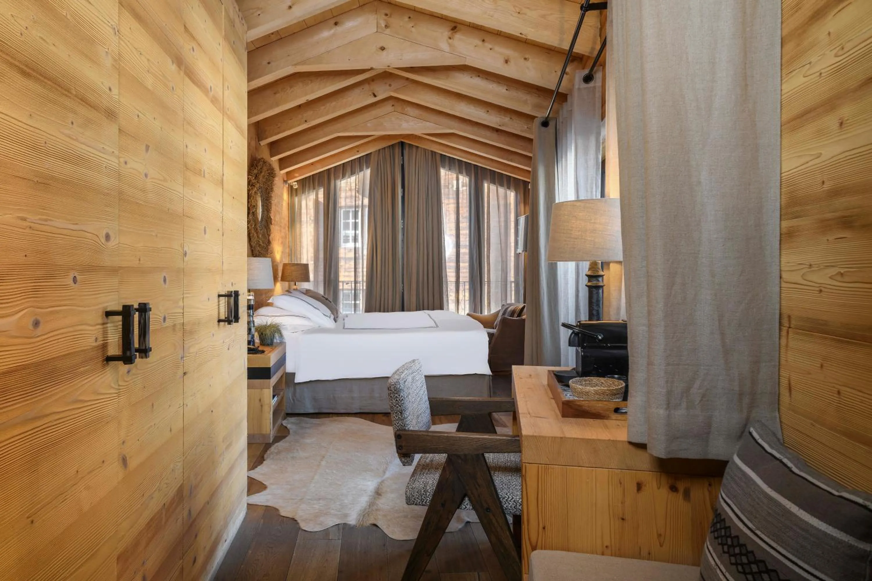 Bed in Unique Hotel Post