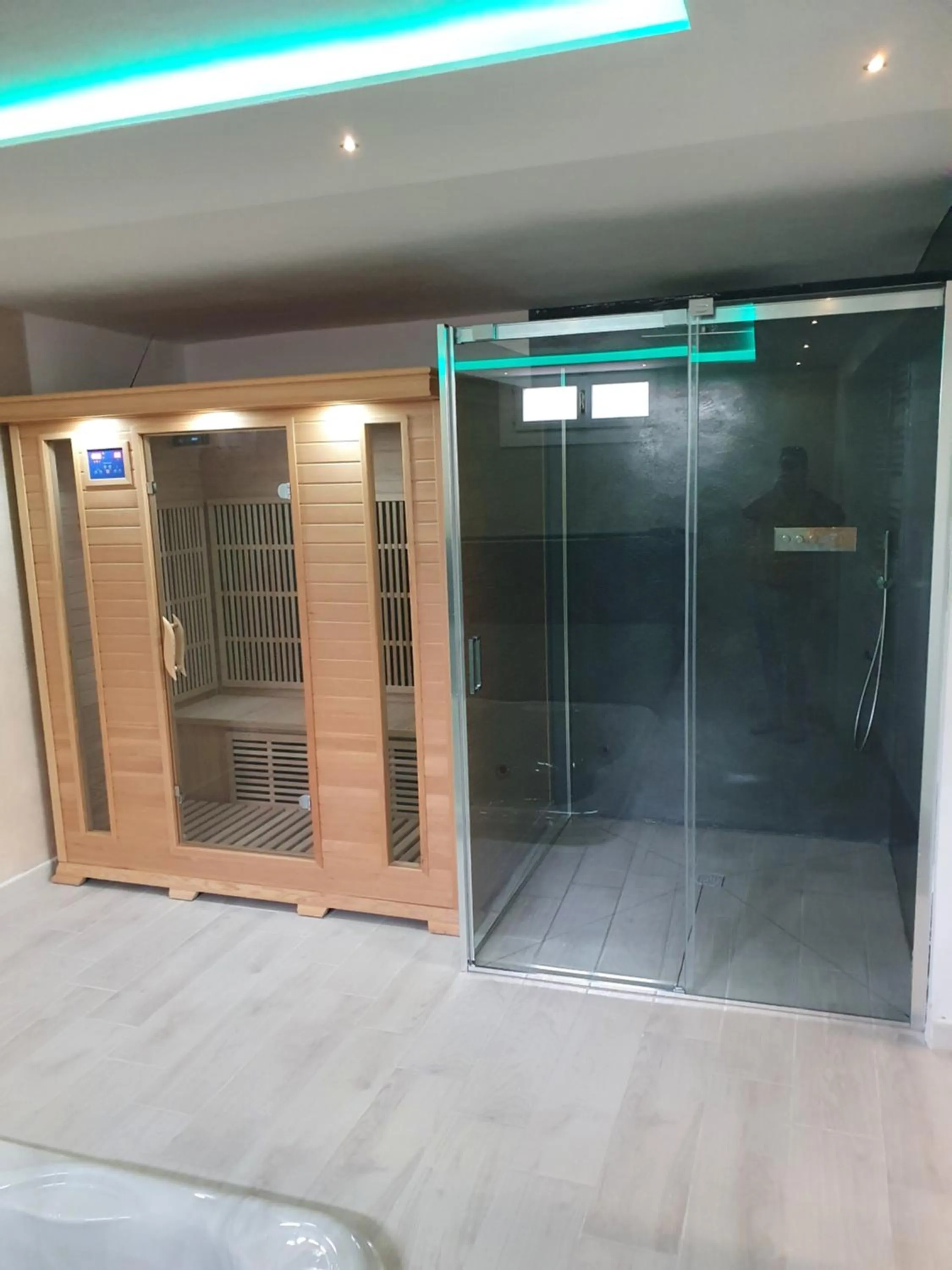 Sauna in B&B Villa Terranova