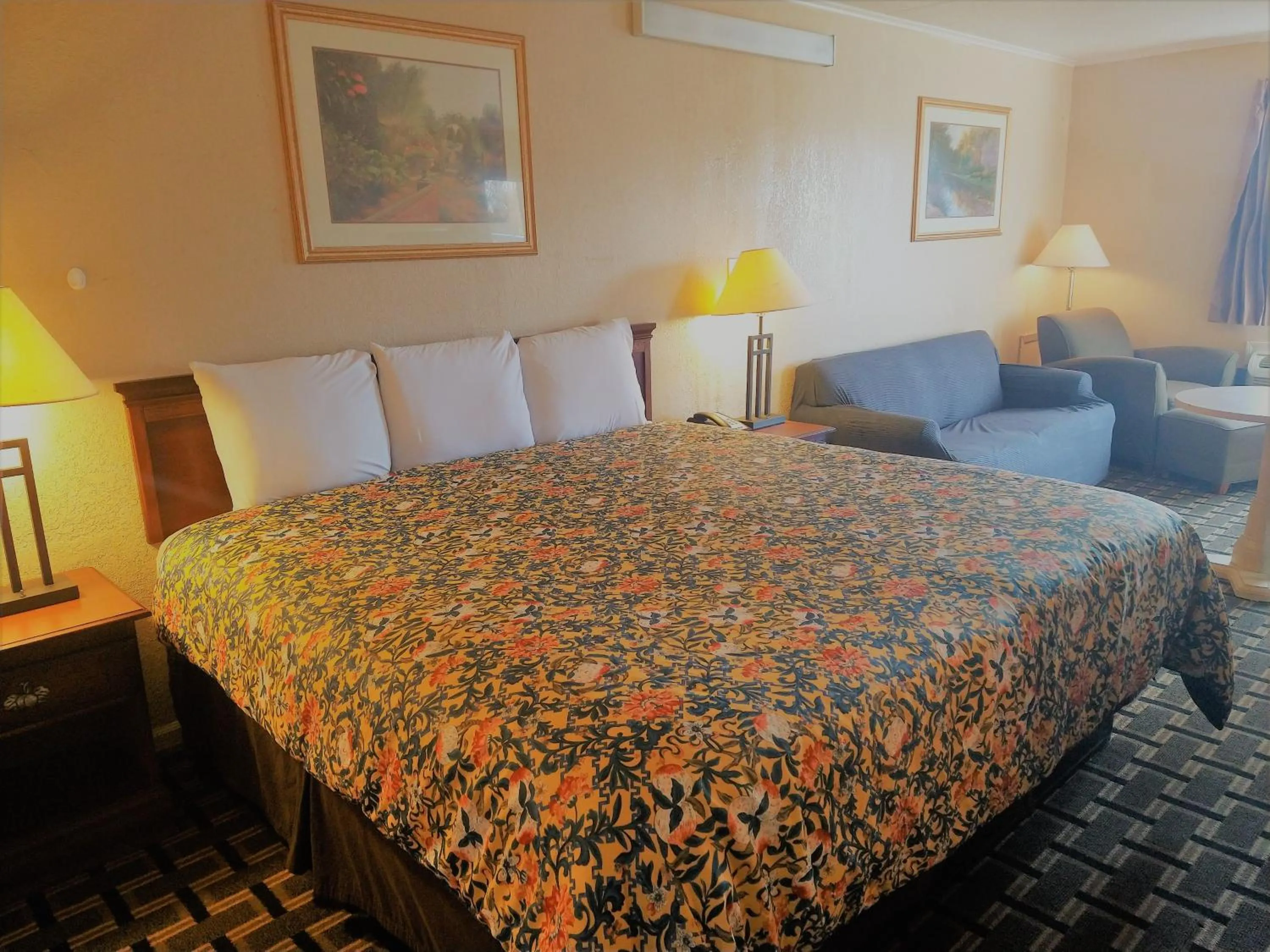 Bed in Grandview Plaza Inn