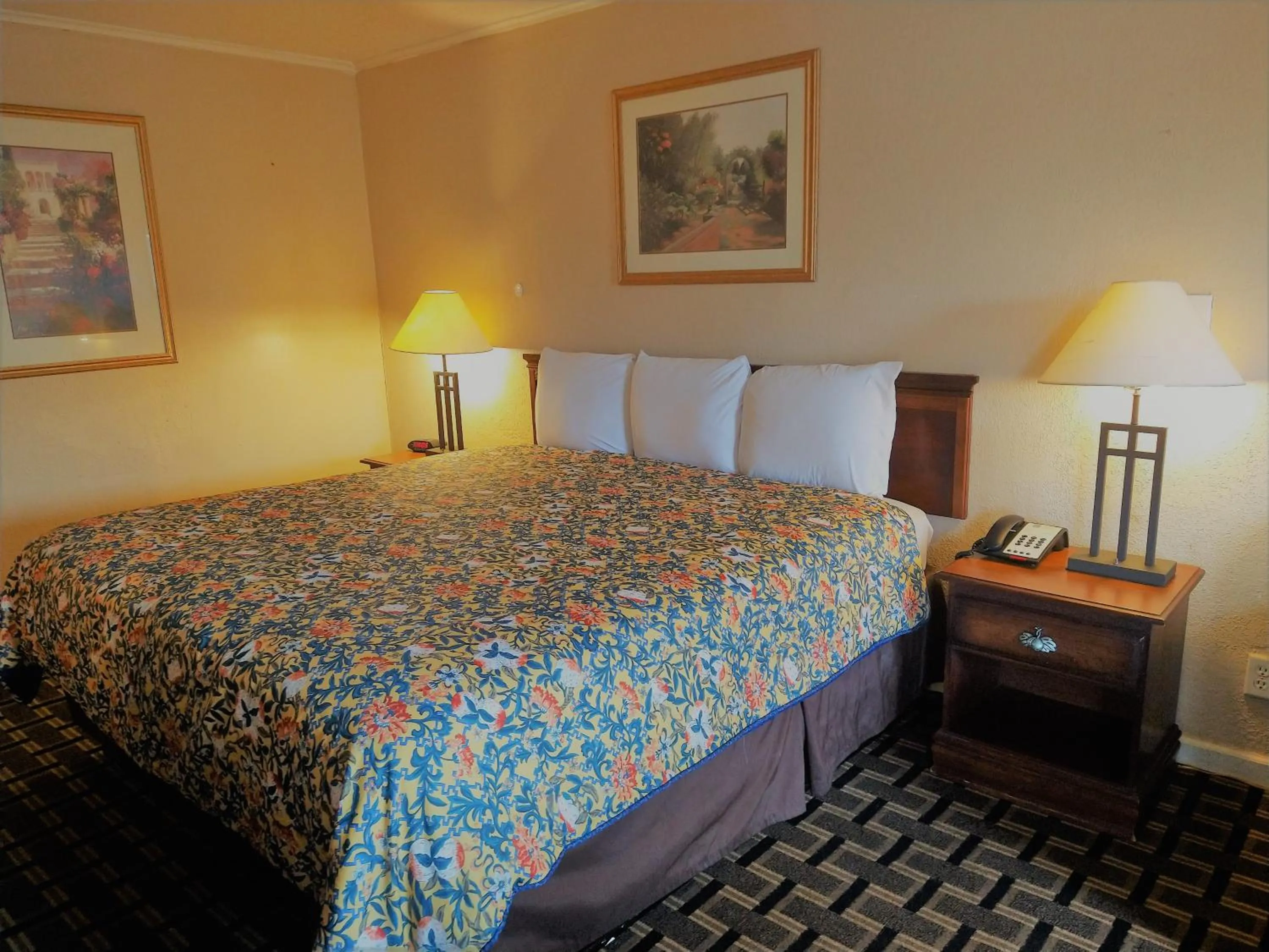 Bed in Grandview Plaza Inn