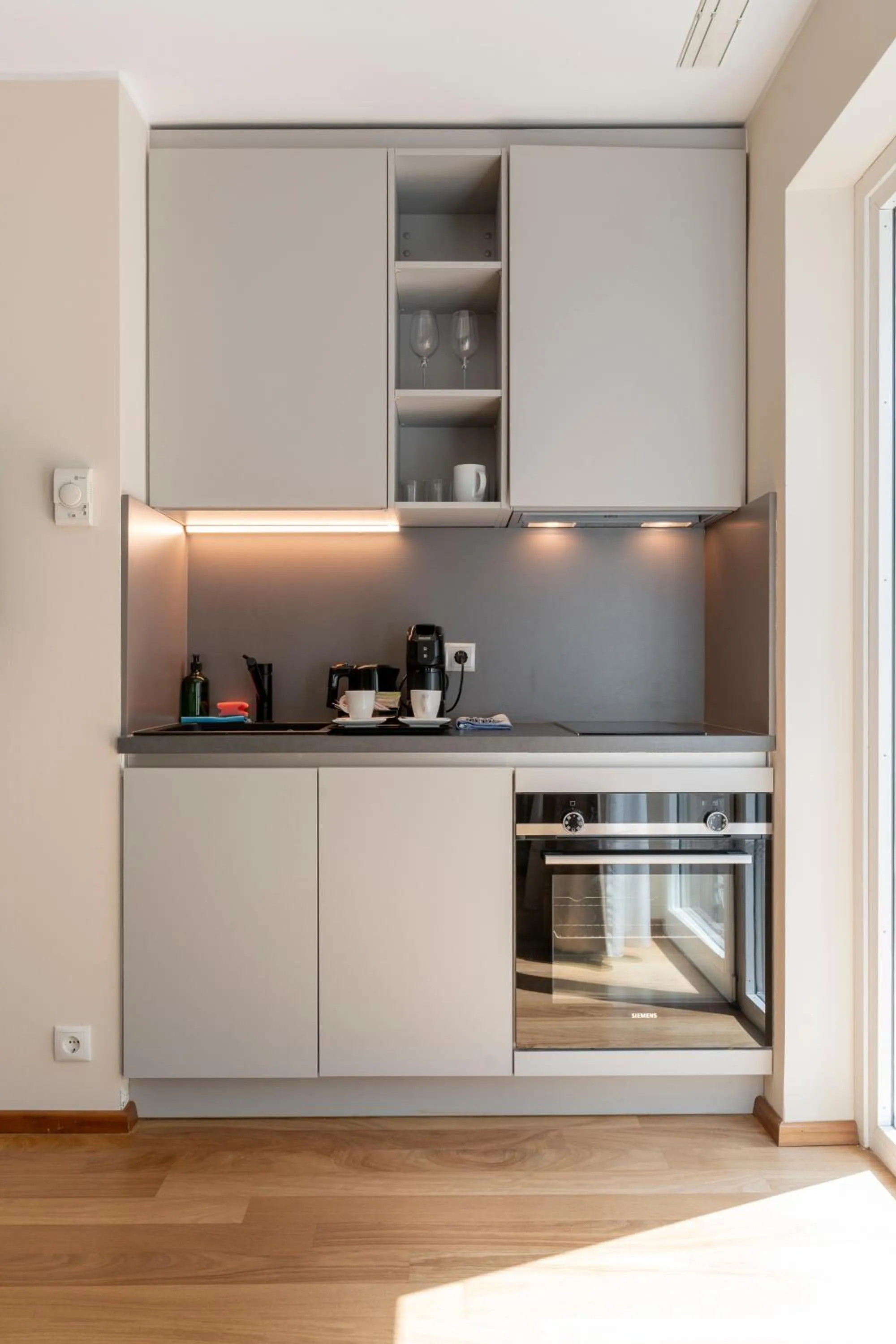 kitchen in Pakat Suites