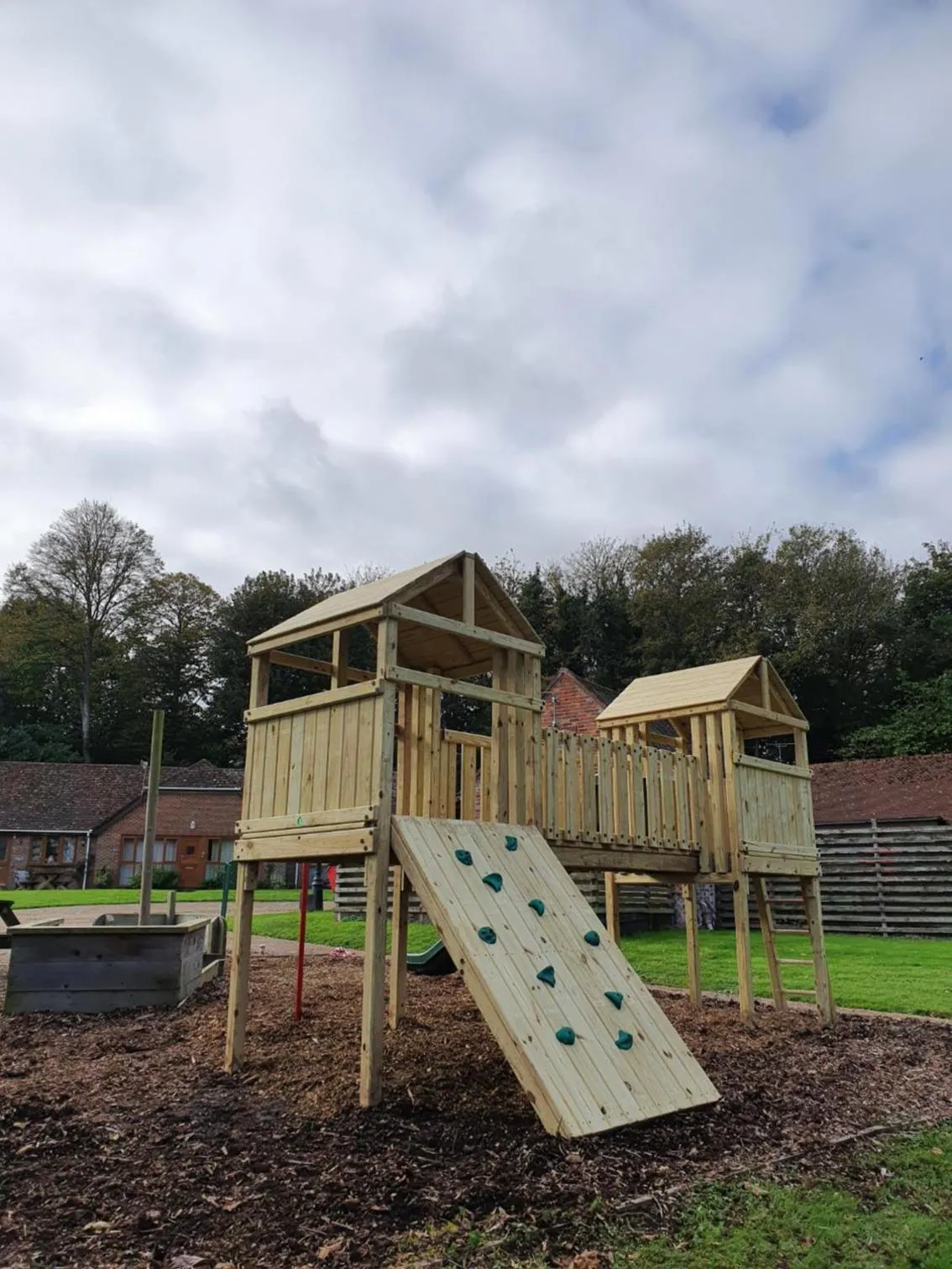 Children play ground in Glyndley Manor Cottages