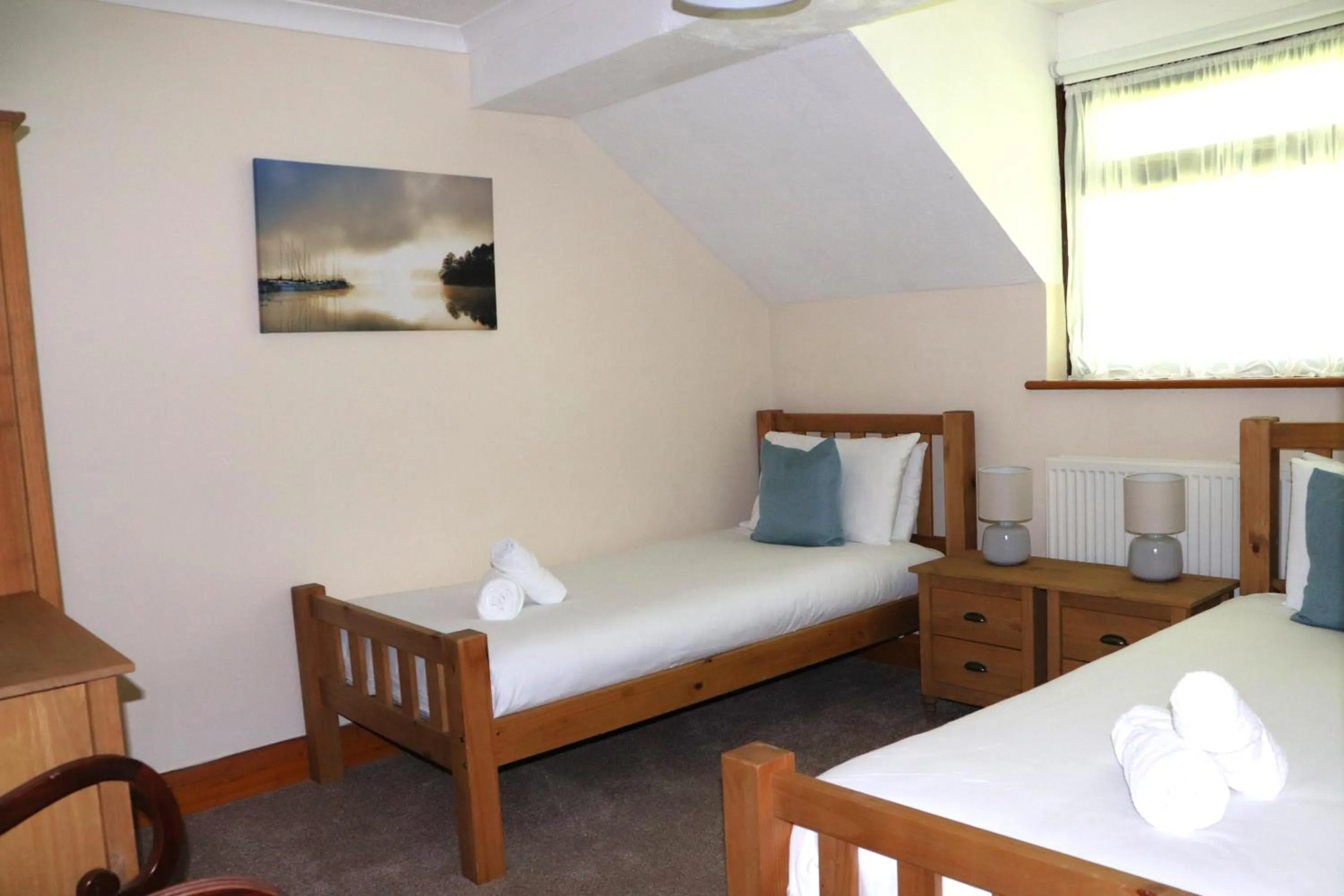 Bed in Glyndley Manor Cottages