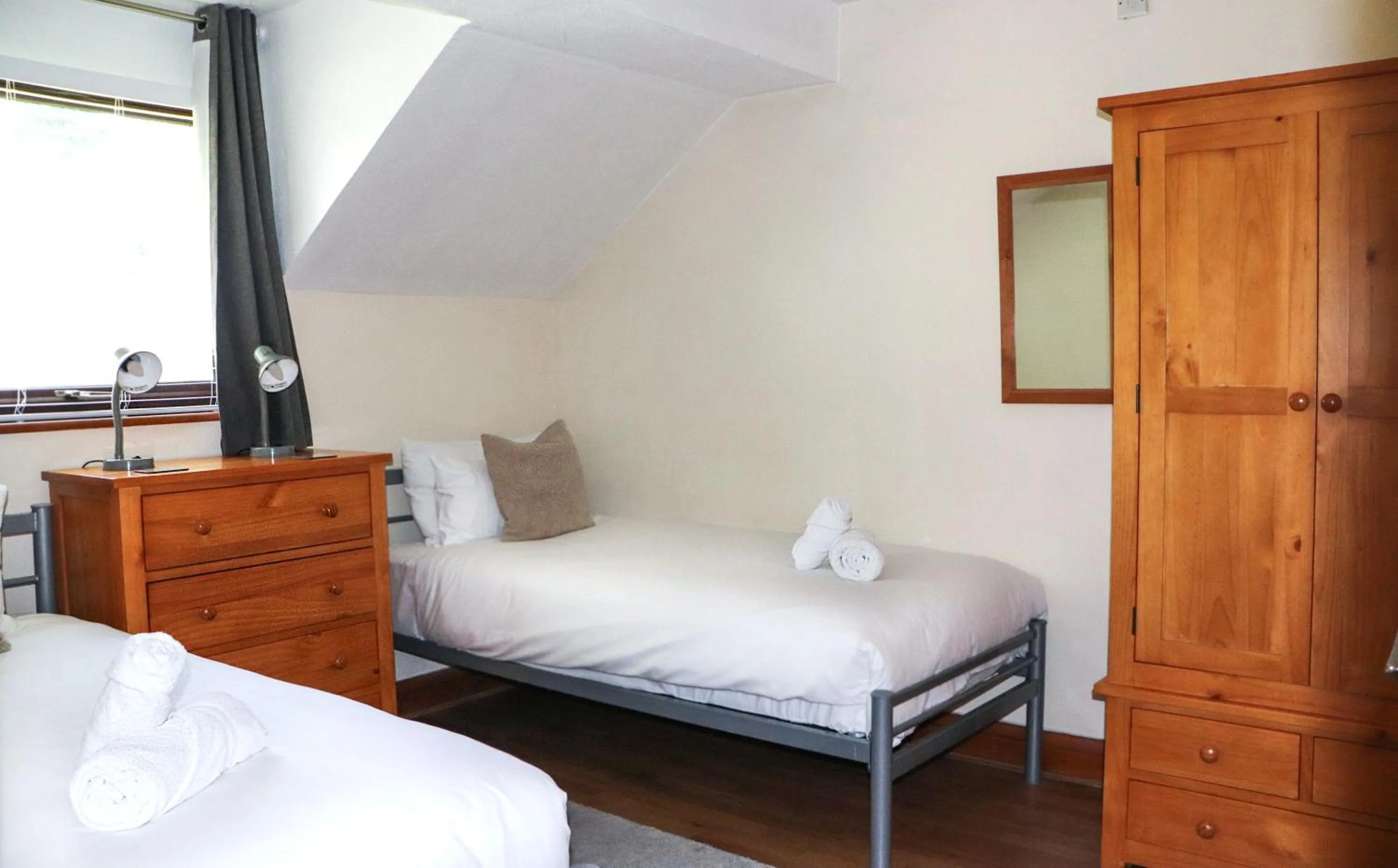 Bed in Glyndley Manor Cottages