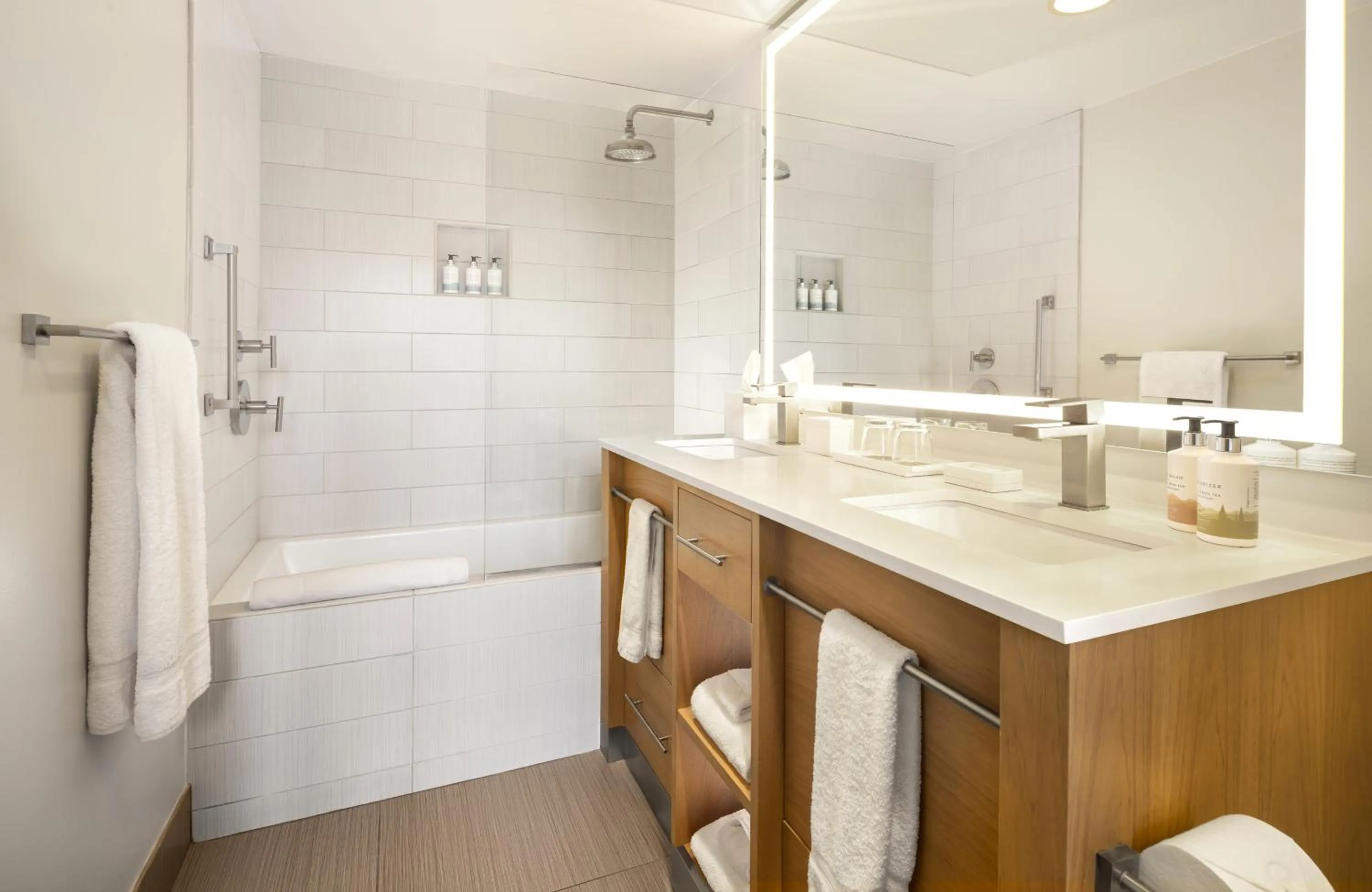 Shower in Hotel Terra Jackson Hole, a Noble House Resort