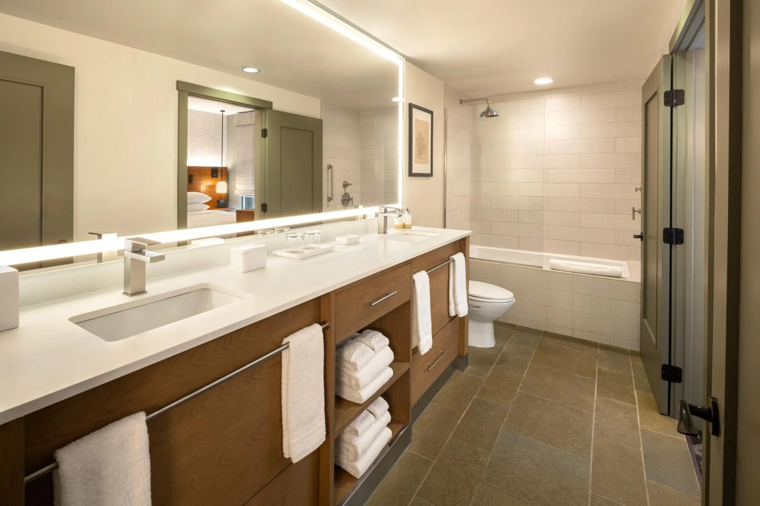 Shower in Hotel Terra Jackson Hole, a Noble House Resort