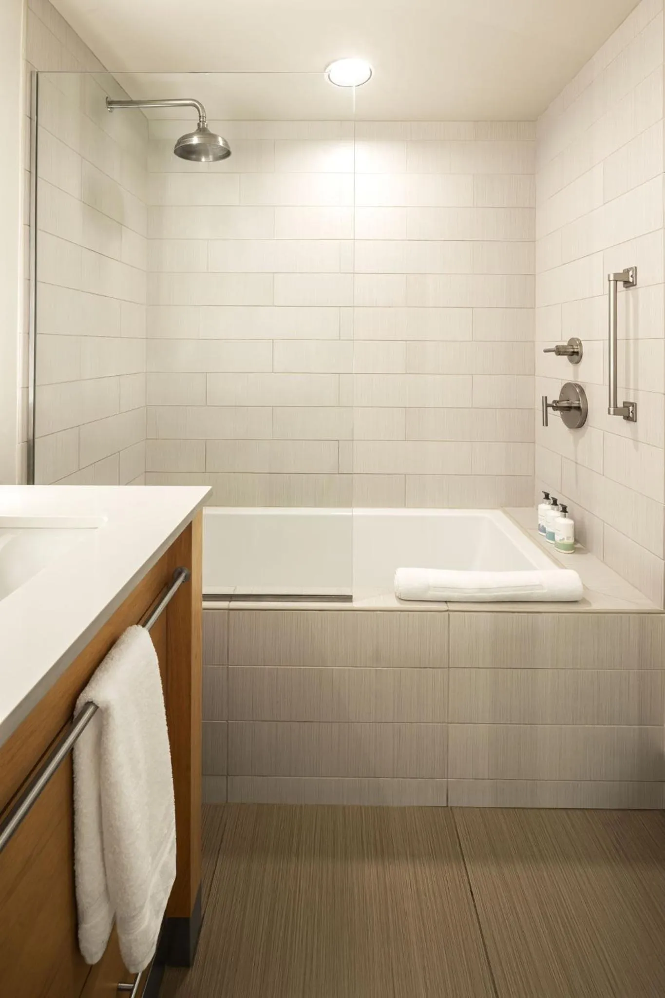 Shower in Hotel Terra Jackson Hole, a Noble House Resort