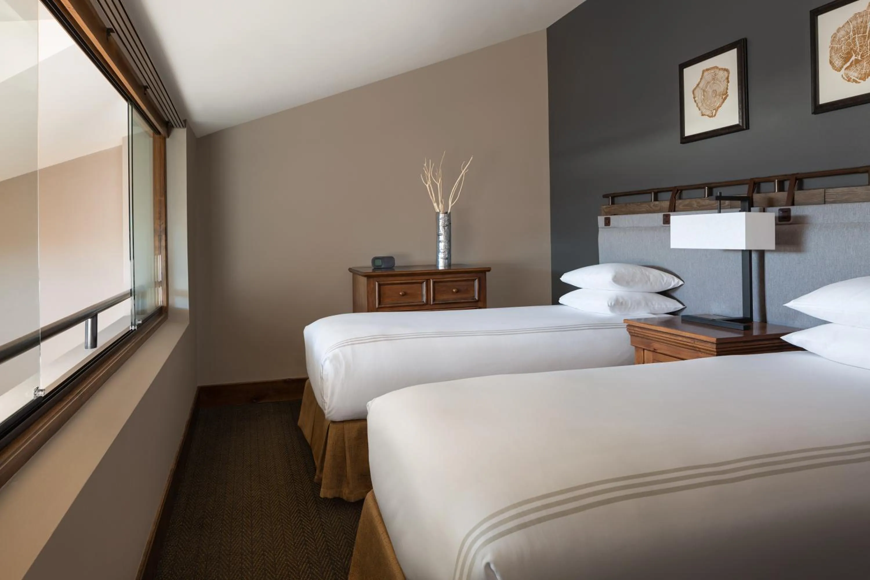 Bed in Teton Mountain Lodge and Spa, a Noble House Resort