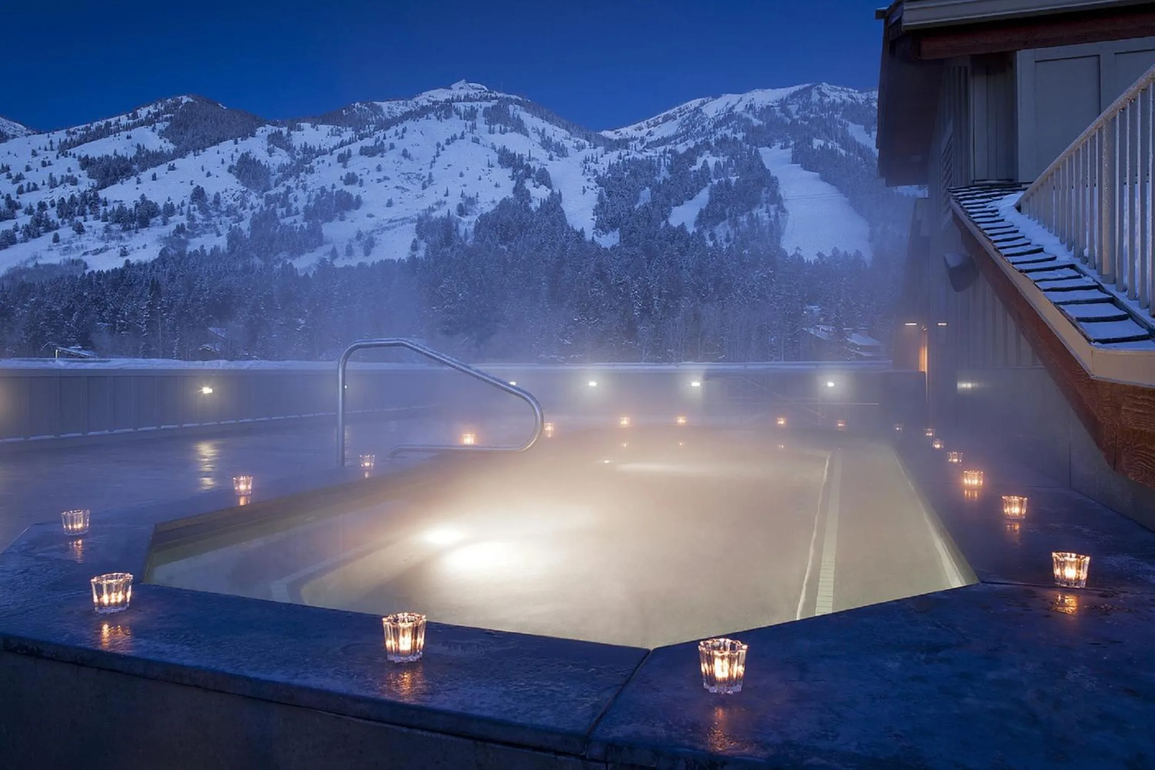 Hot Tub in Teton Mountain Lodge and Spa, a Noble House Resort