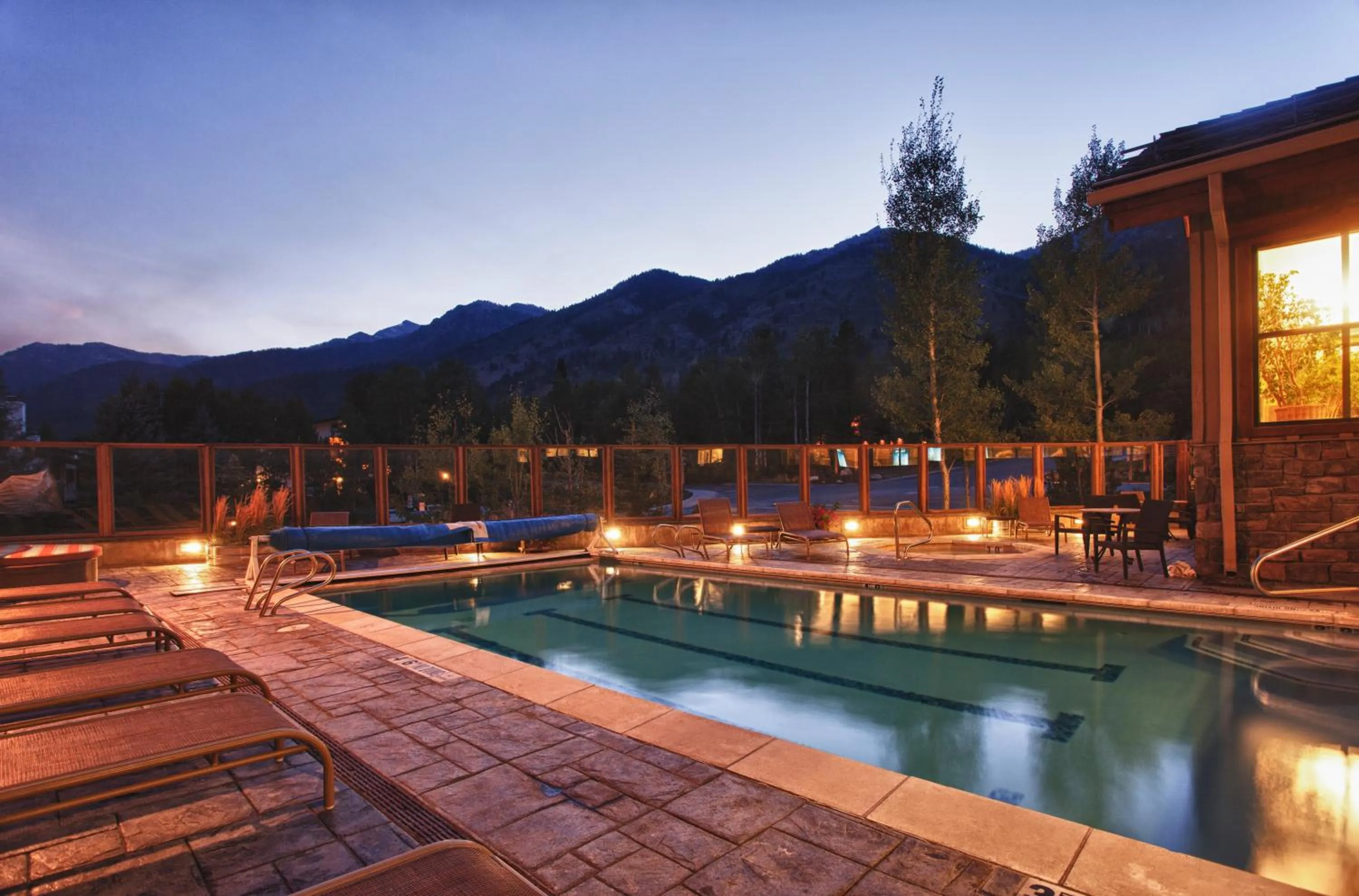 Swimming pool in Teton Mountain Lodge and Spa, a Noble House Resort