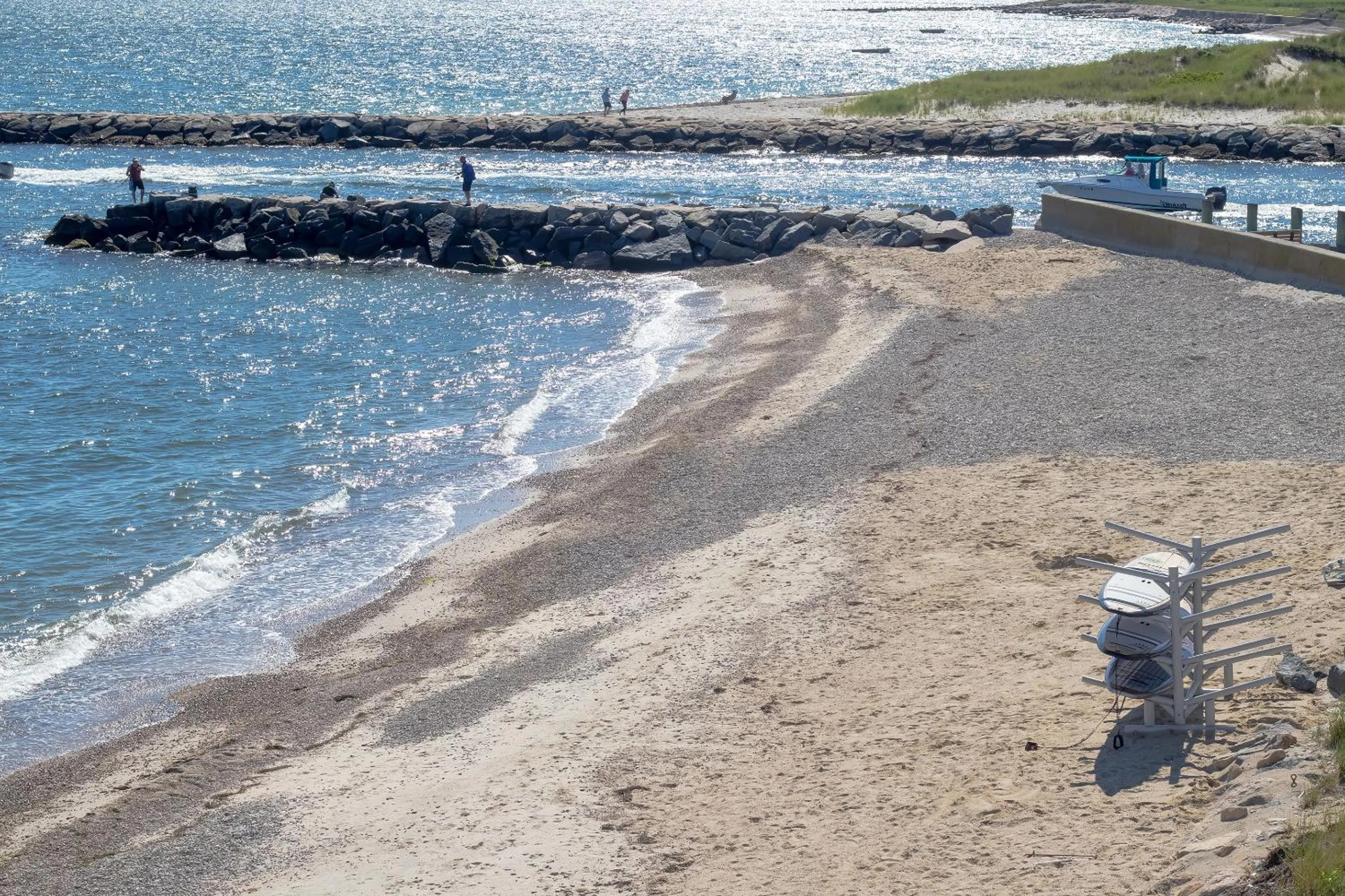 Beach in Falmouth Tides