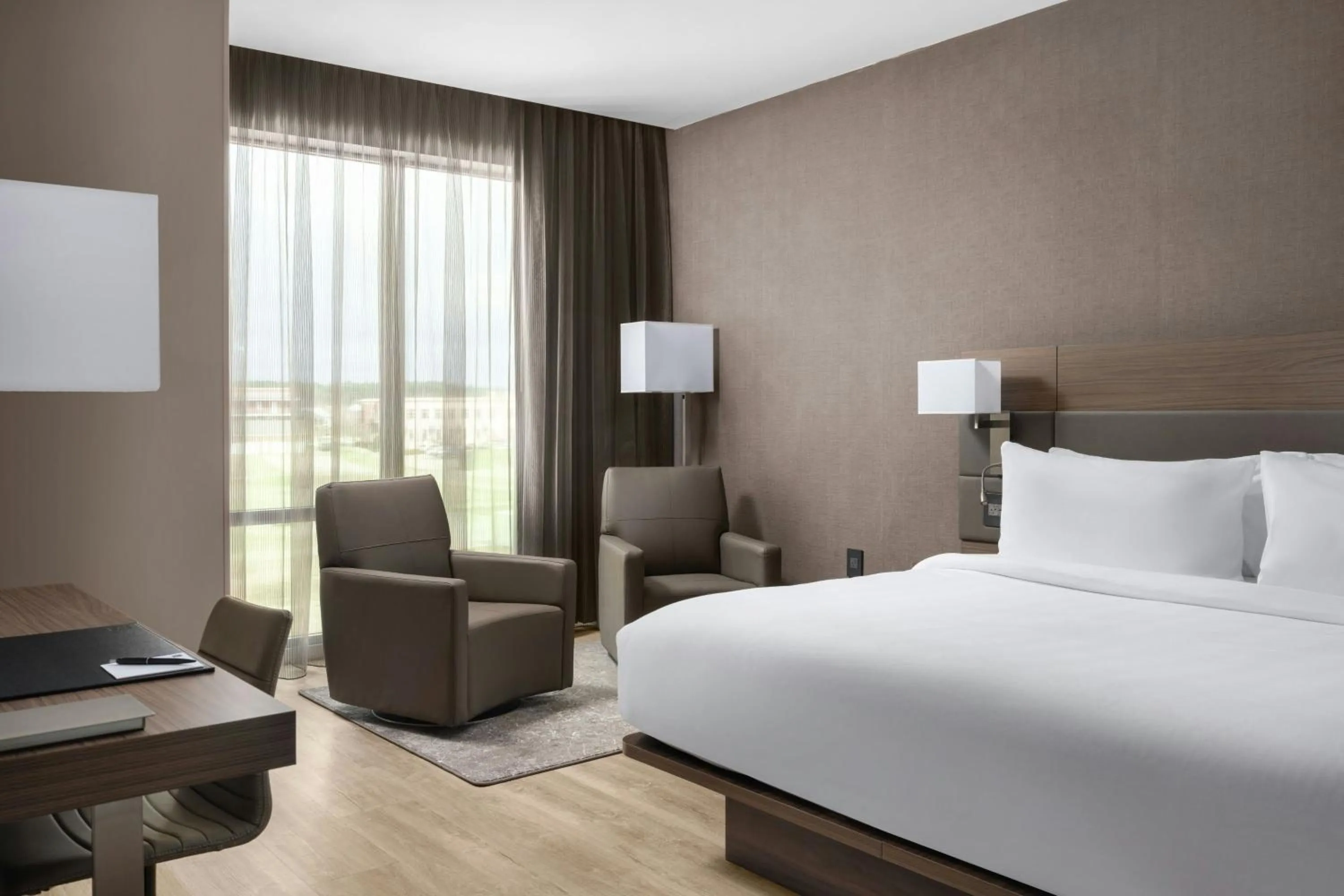 Bedroom, Bed in AC Hotel by Marriott Jackson Ridgeland