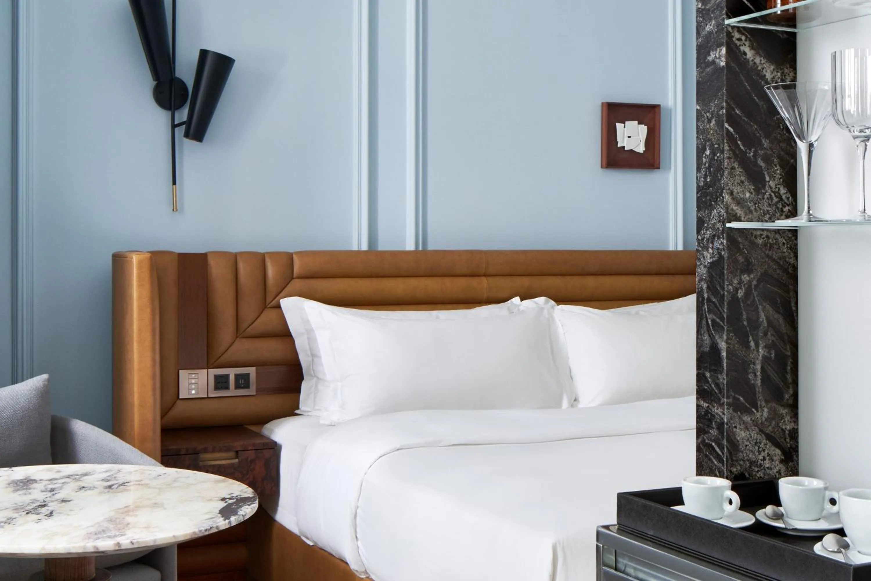 Photo of the whole room, Bed in W Rome