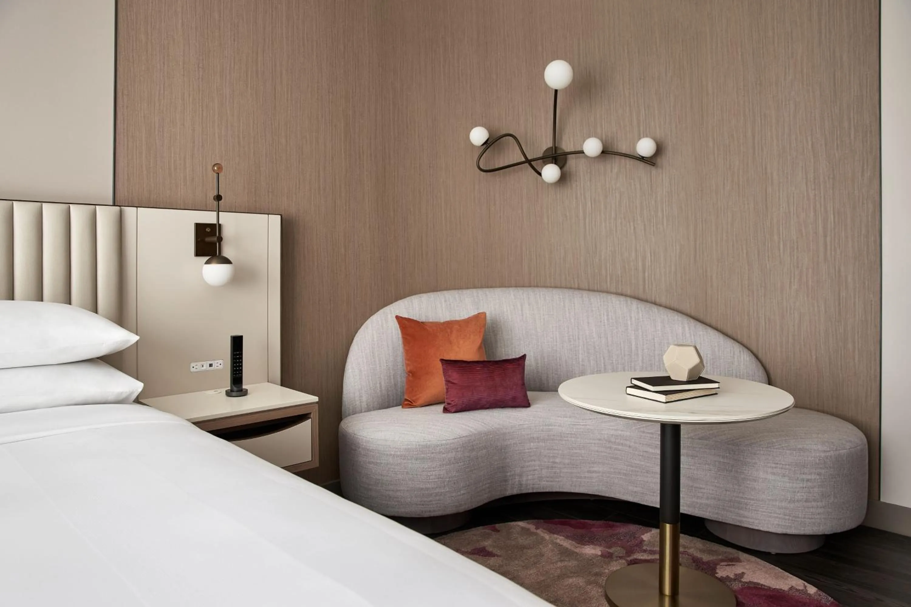 Photo of the whole room, Bed in Marriott Bethesda Downtown at Marriott HQ