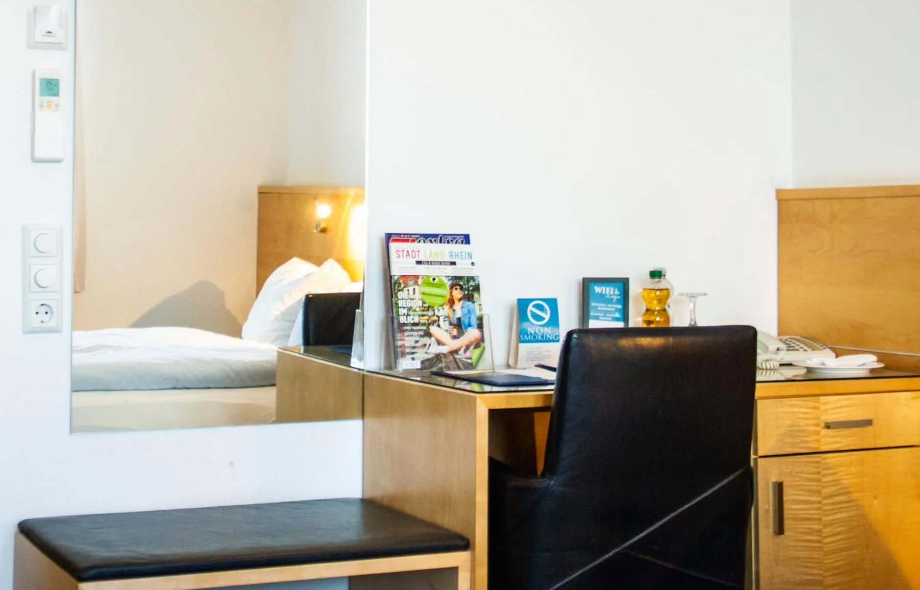 Bed in Hotel-Restaurant Steuermann