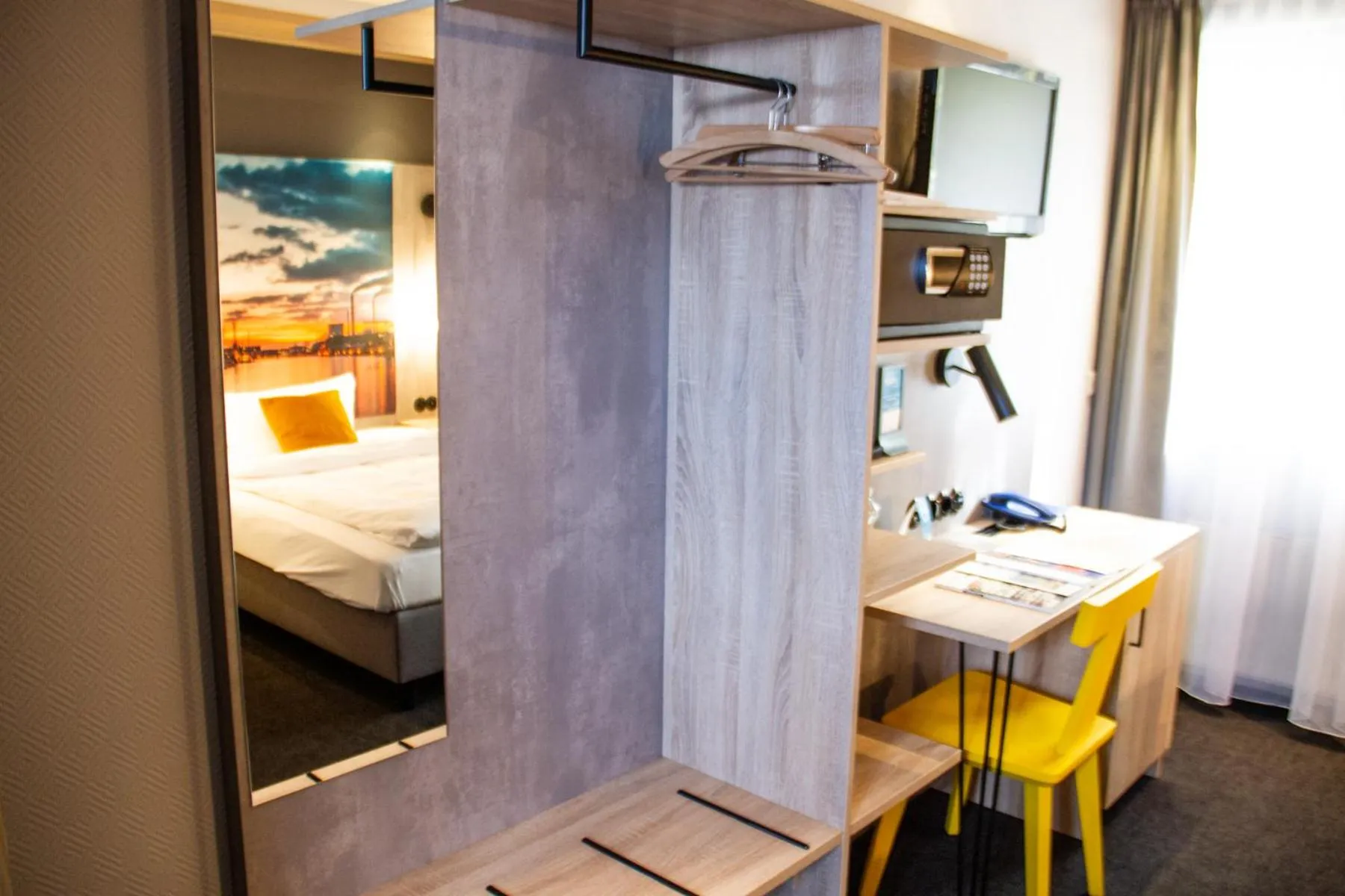 Bed in Hotel-Restaurant Steuermann