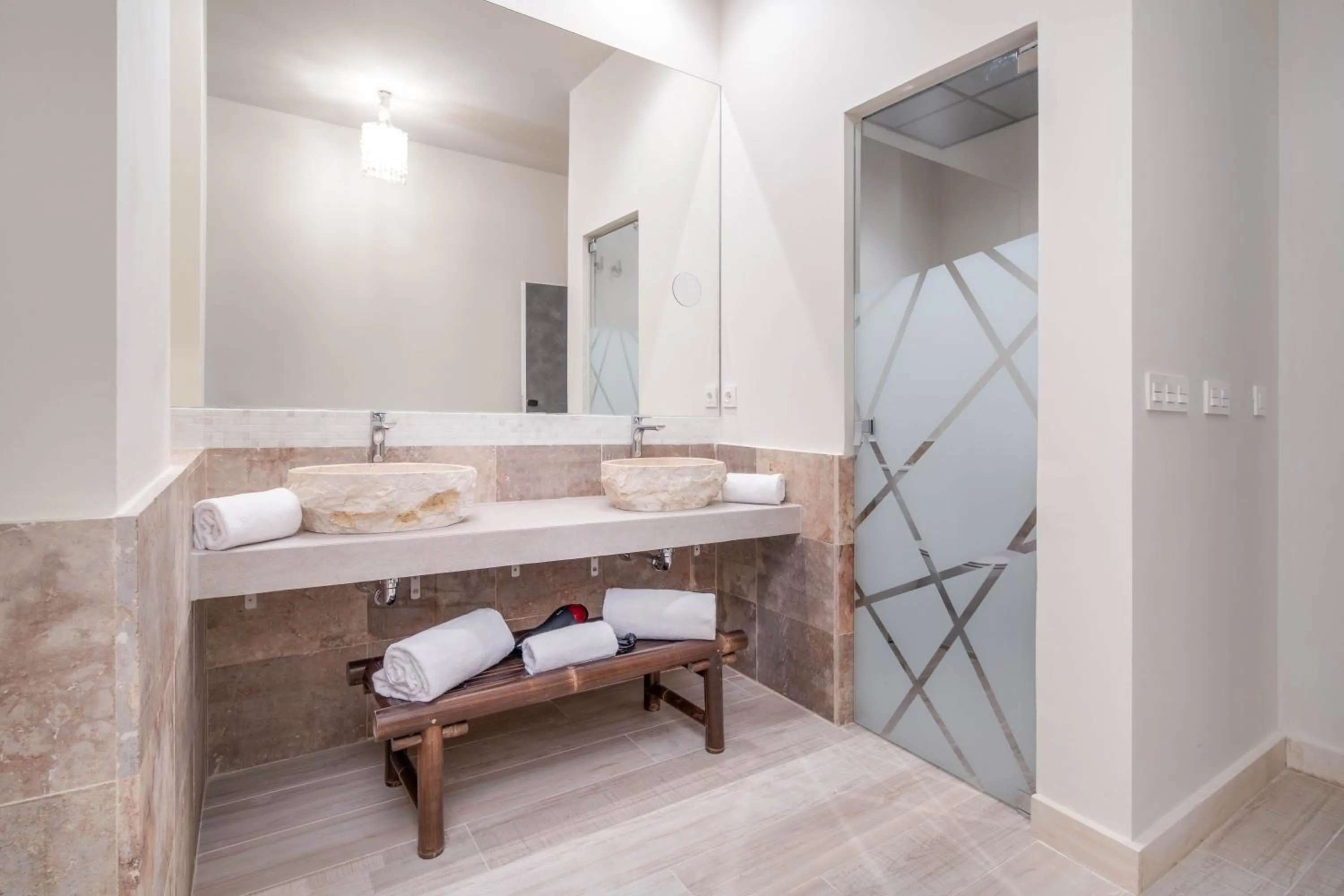 Bathroom in Tarifa Suites by QHotels