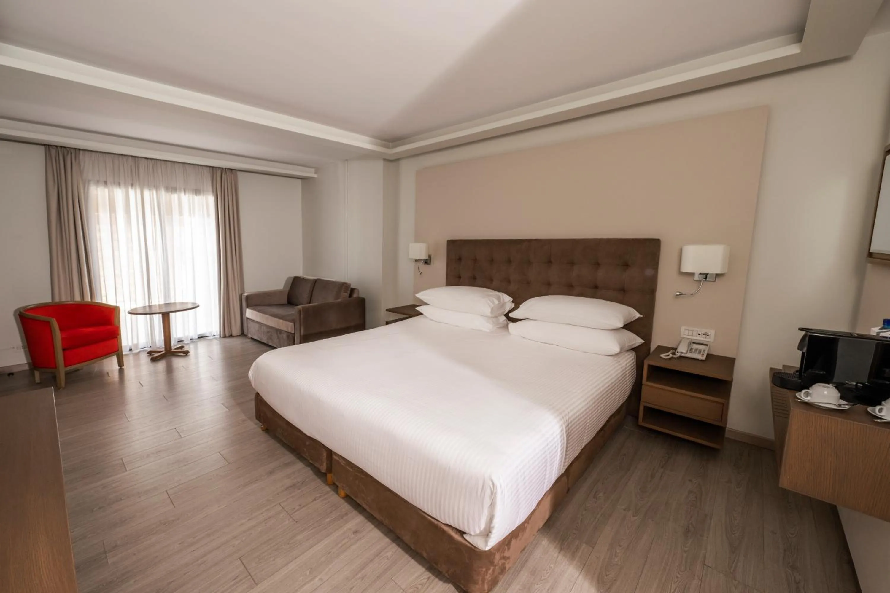 Bed in InterContinental Mzaar Lebanon Mountain Resort & Spa by IHG