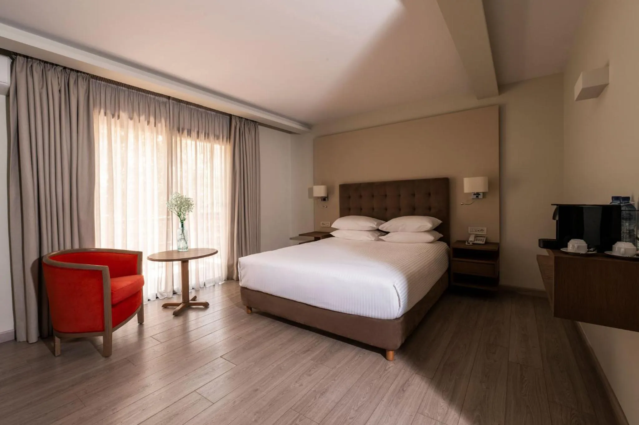 Photo of the whole room, Bed in InterContinental Mzaar Lebanon Mountain Resort & Spa by IHG