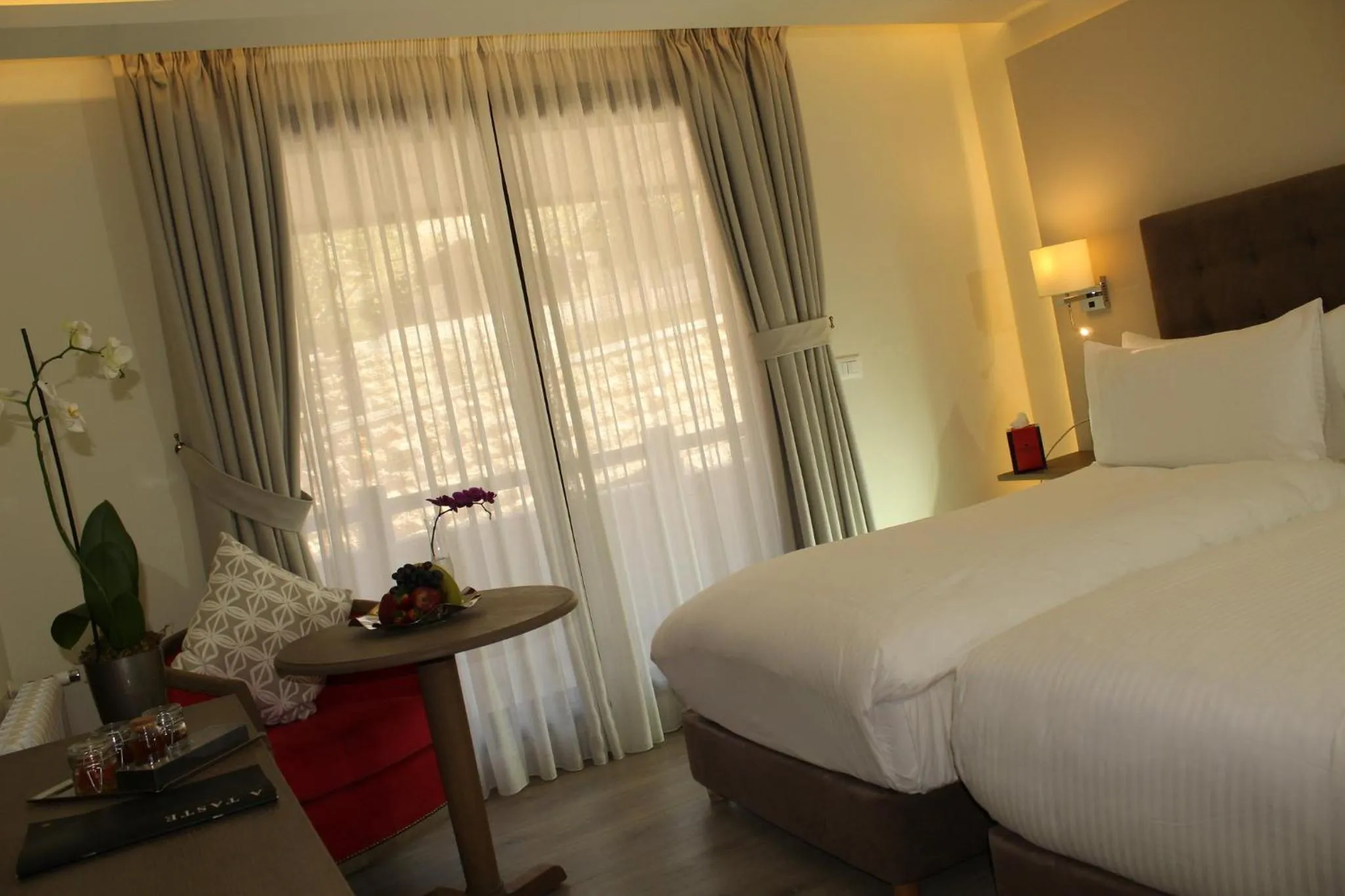 Photo of the whole room, Bed in InterContinental Mzaar Lebanon Mountain Resort & Spa by IHG
