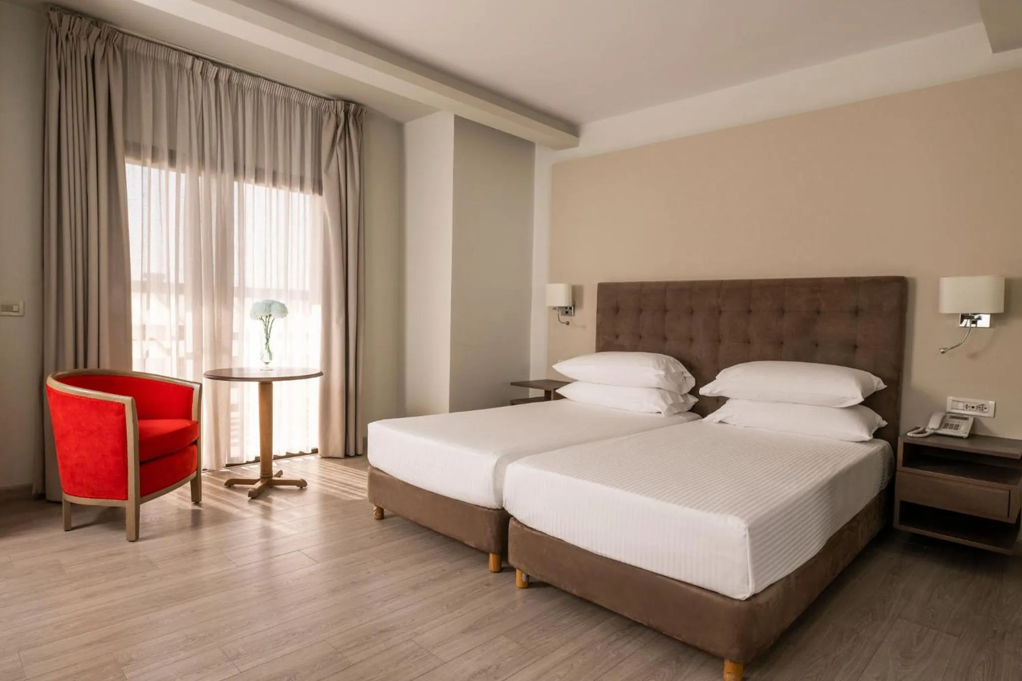 Photo of the whole room, Bed in InterContinental Mzaar Lebanon Mountain Resort & Spa by IHG