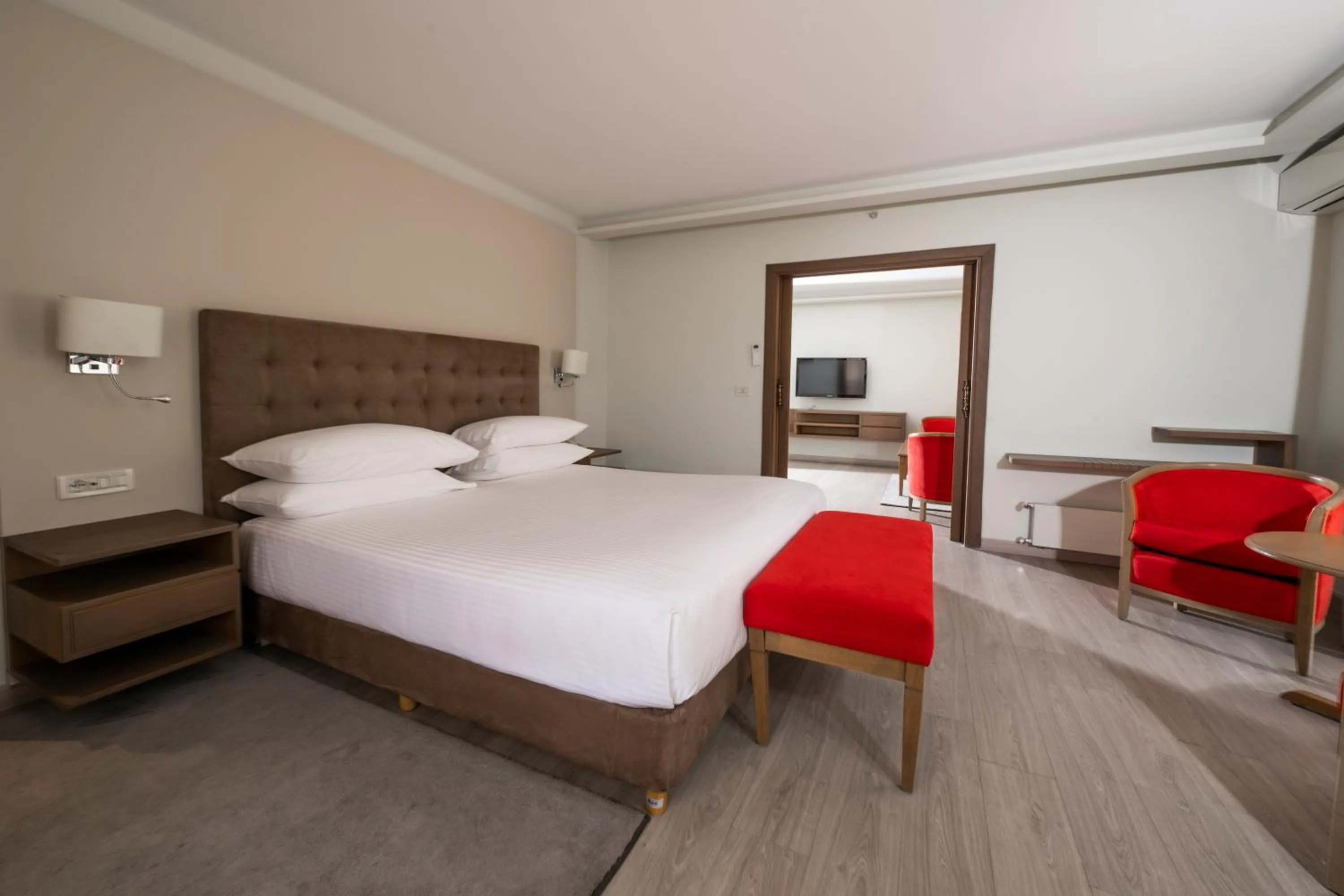 Bed in InterContinental Mzaar Lebanon Mountain Resort & Spa by IHG
