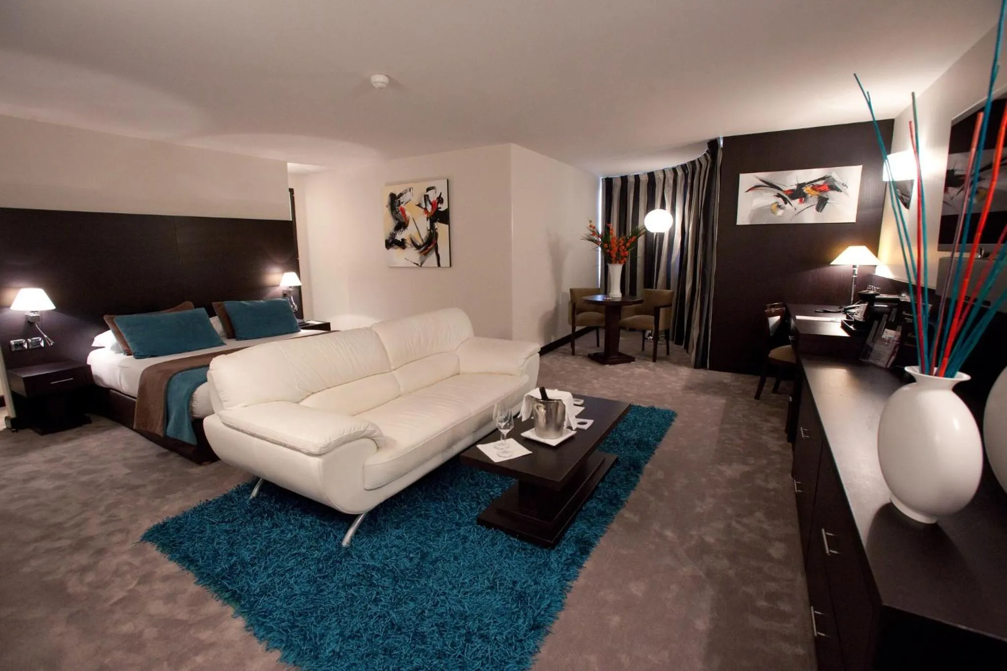 Bedroom, Bed in Hotel Palladia