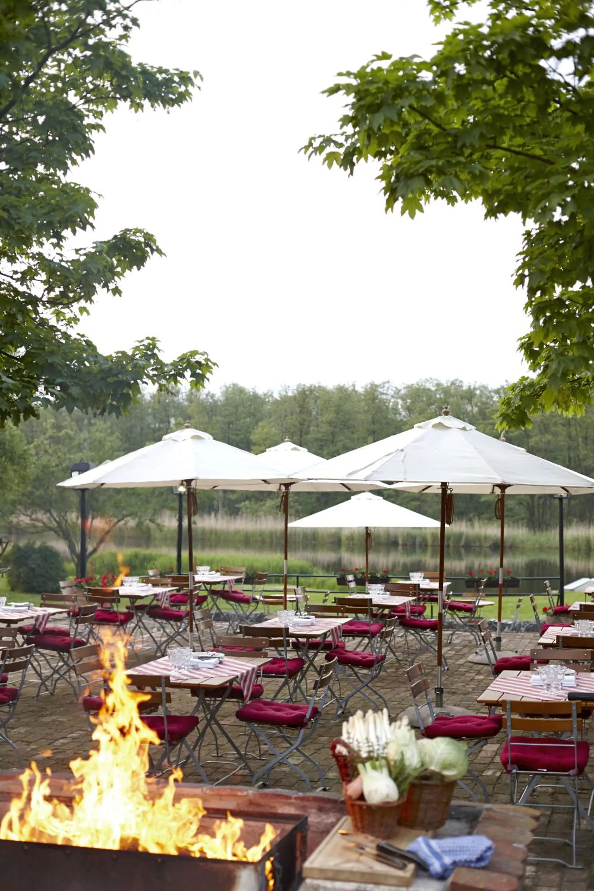 Balcony/Terrace in Relais & Châteaux Gutshaus Stolpe
