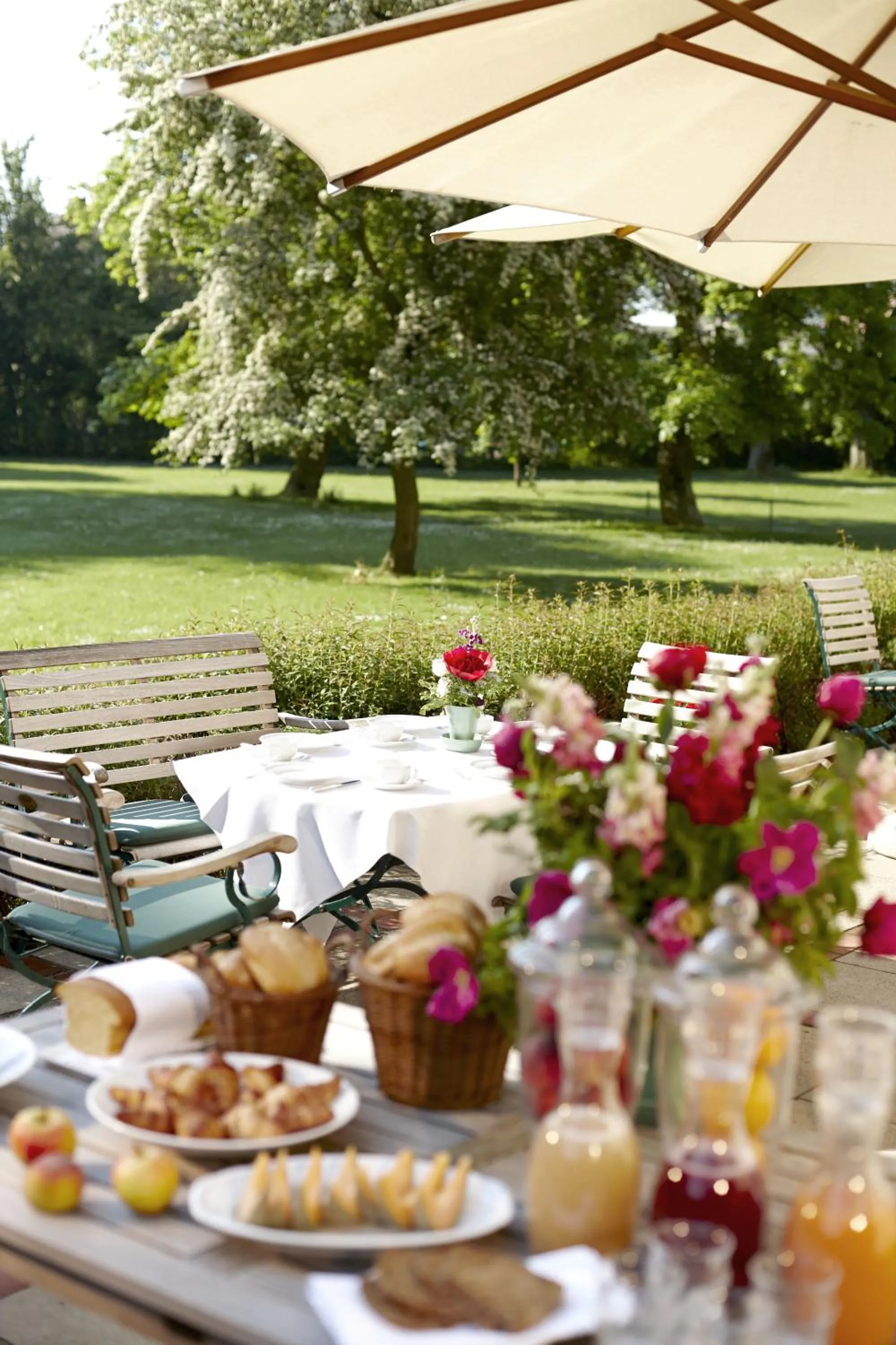 Balcony/Terrace in Relais & Châteaux Gutshaus Stolpe