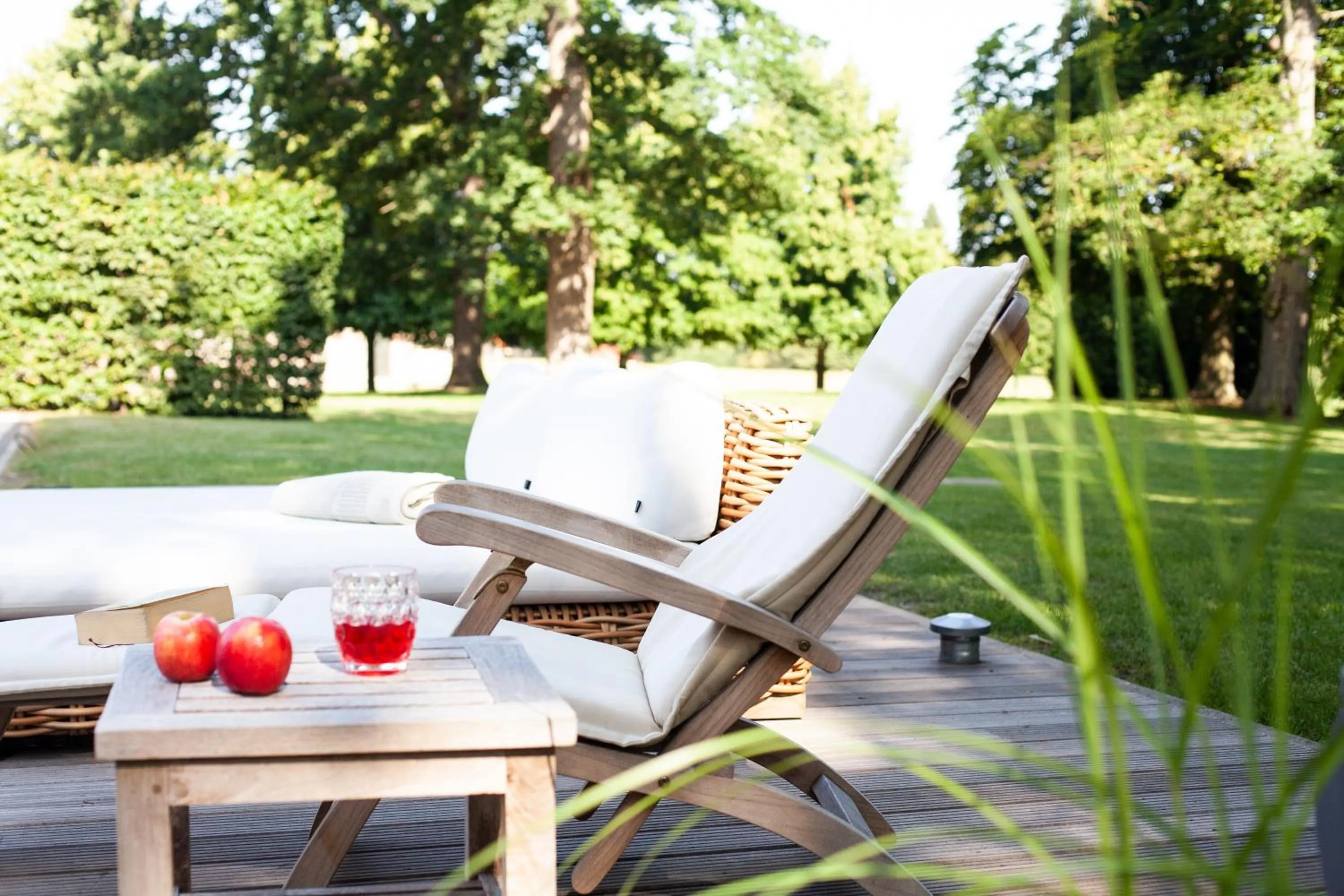 Swimming pool in Relais & Châteaux Gutshaus Stolpe