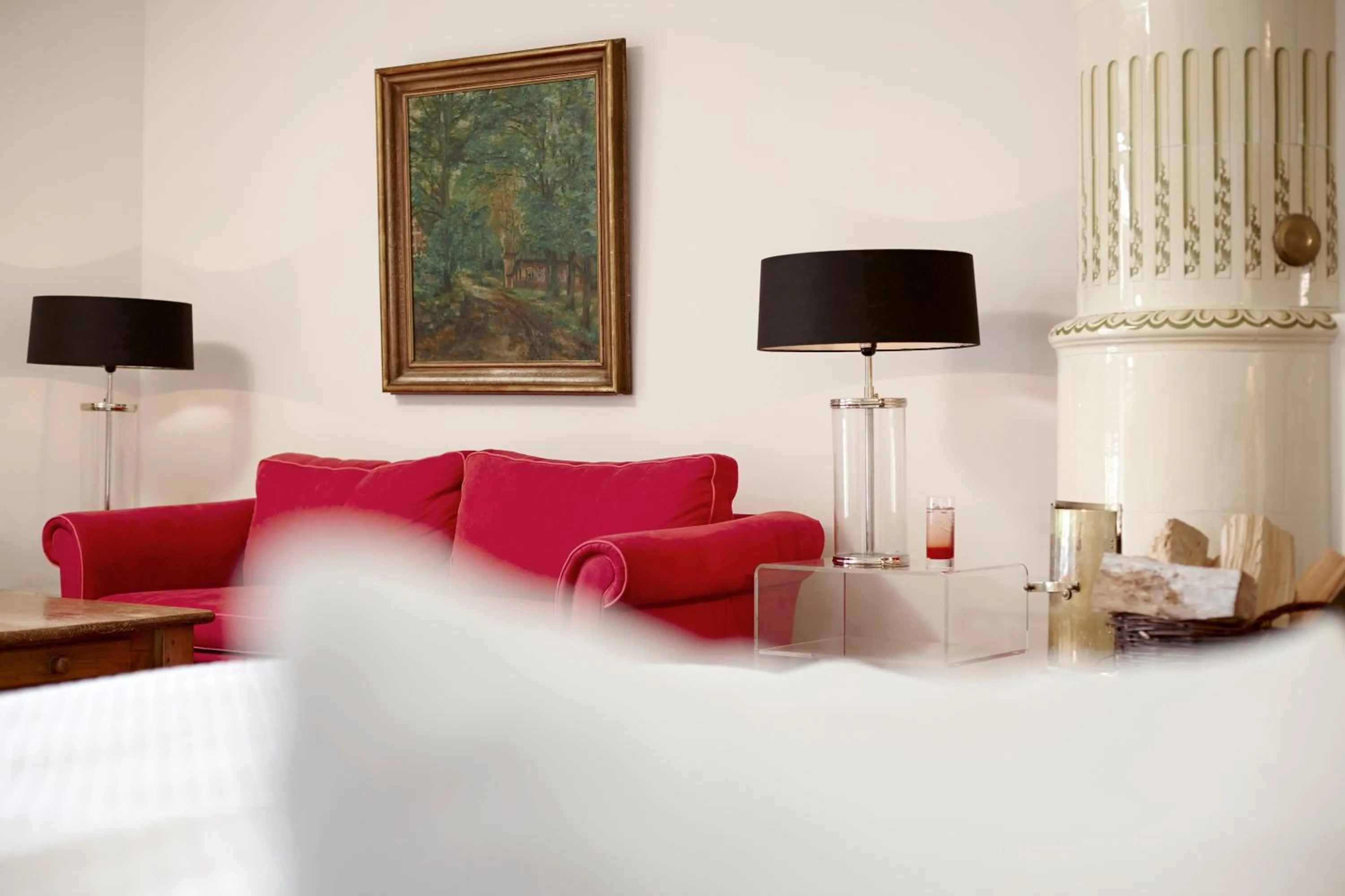 Living room in Relais & Châteaux Gutshaus Stolpe