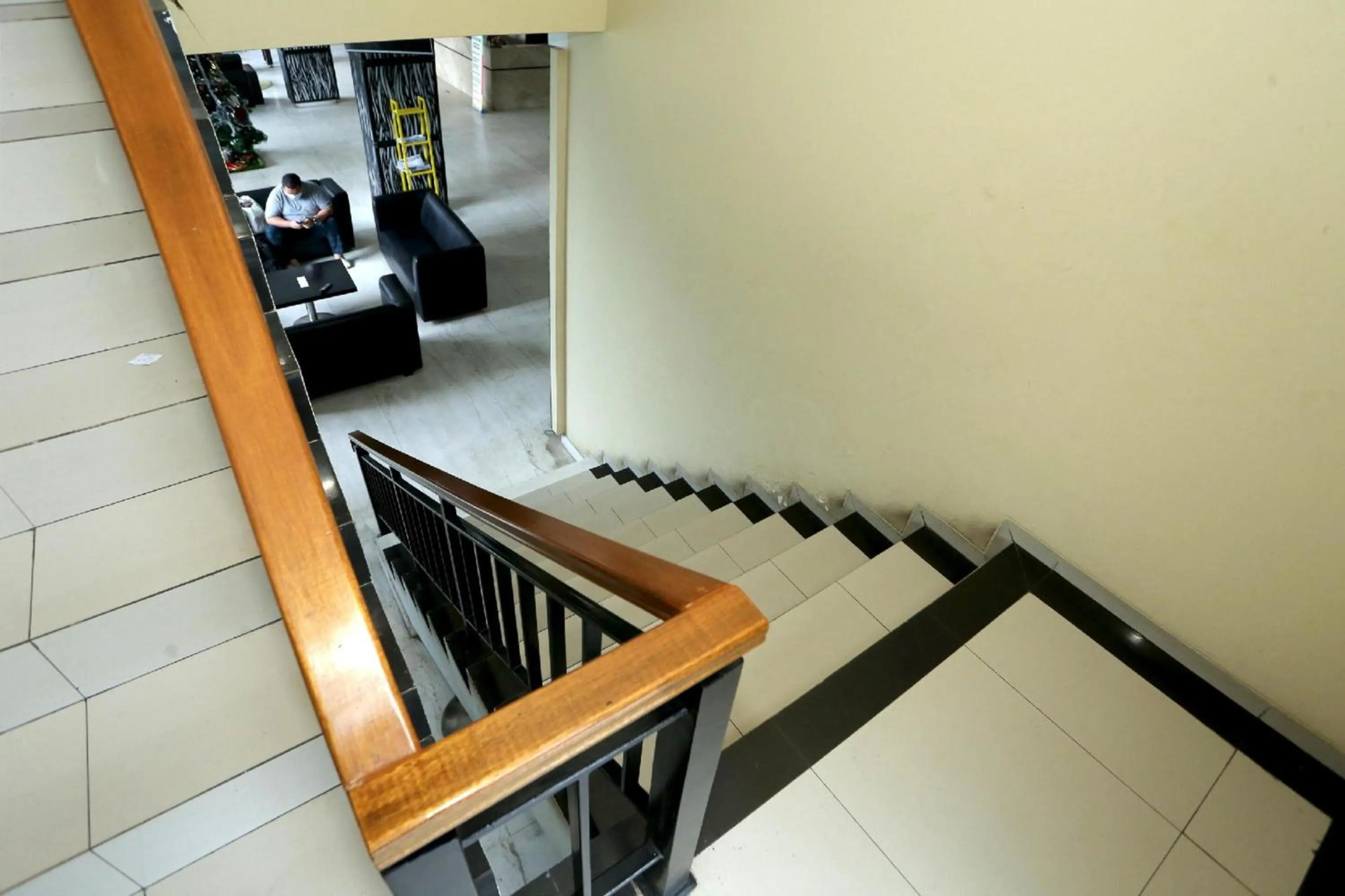 Seating area in Super OYO Townhouse OAK Hotel Fiducia Pondok Gede