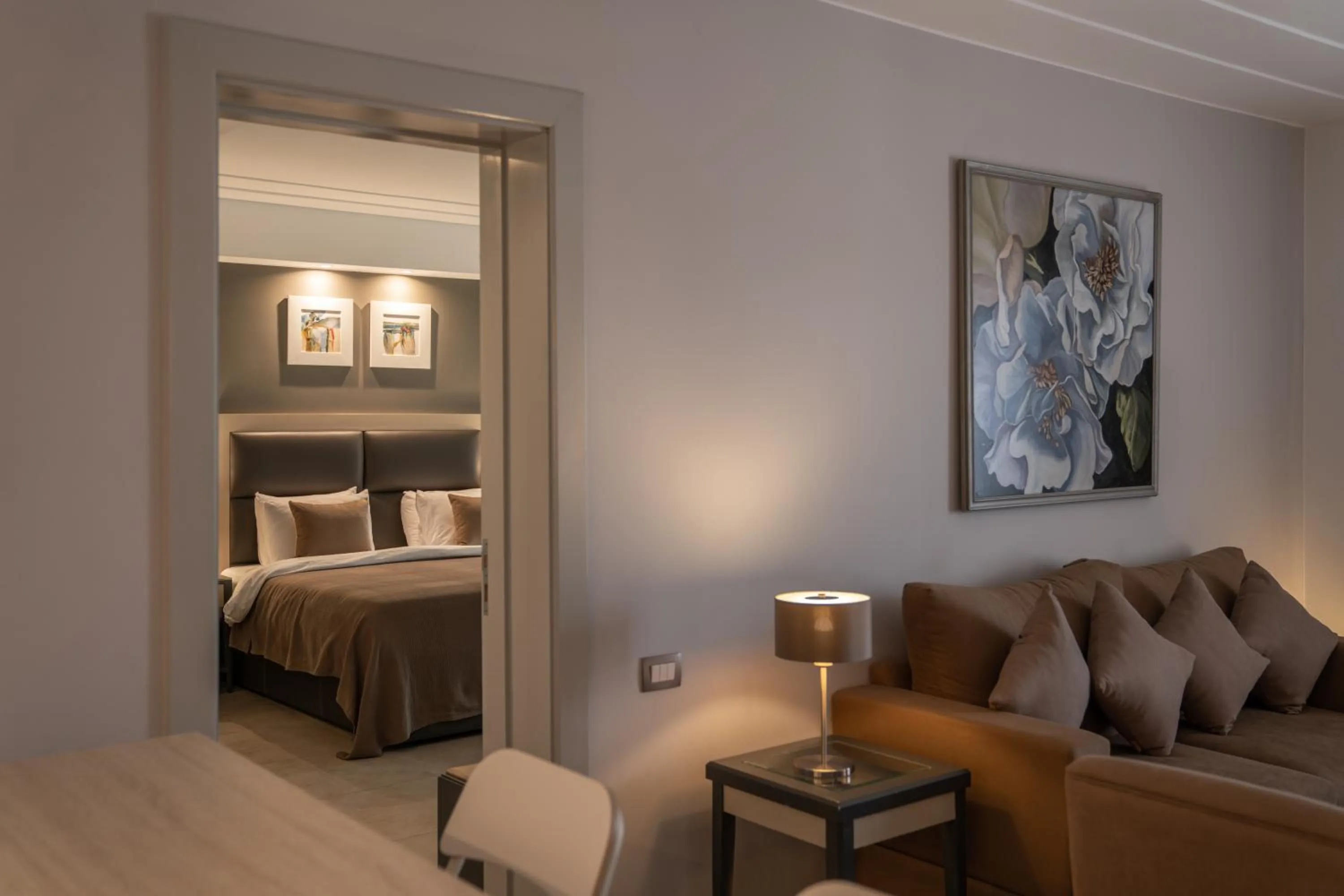 Bed in Rhactus Hotel, New Alamein