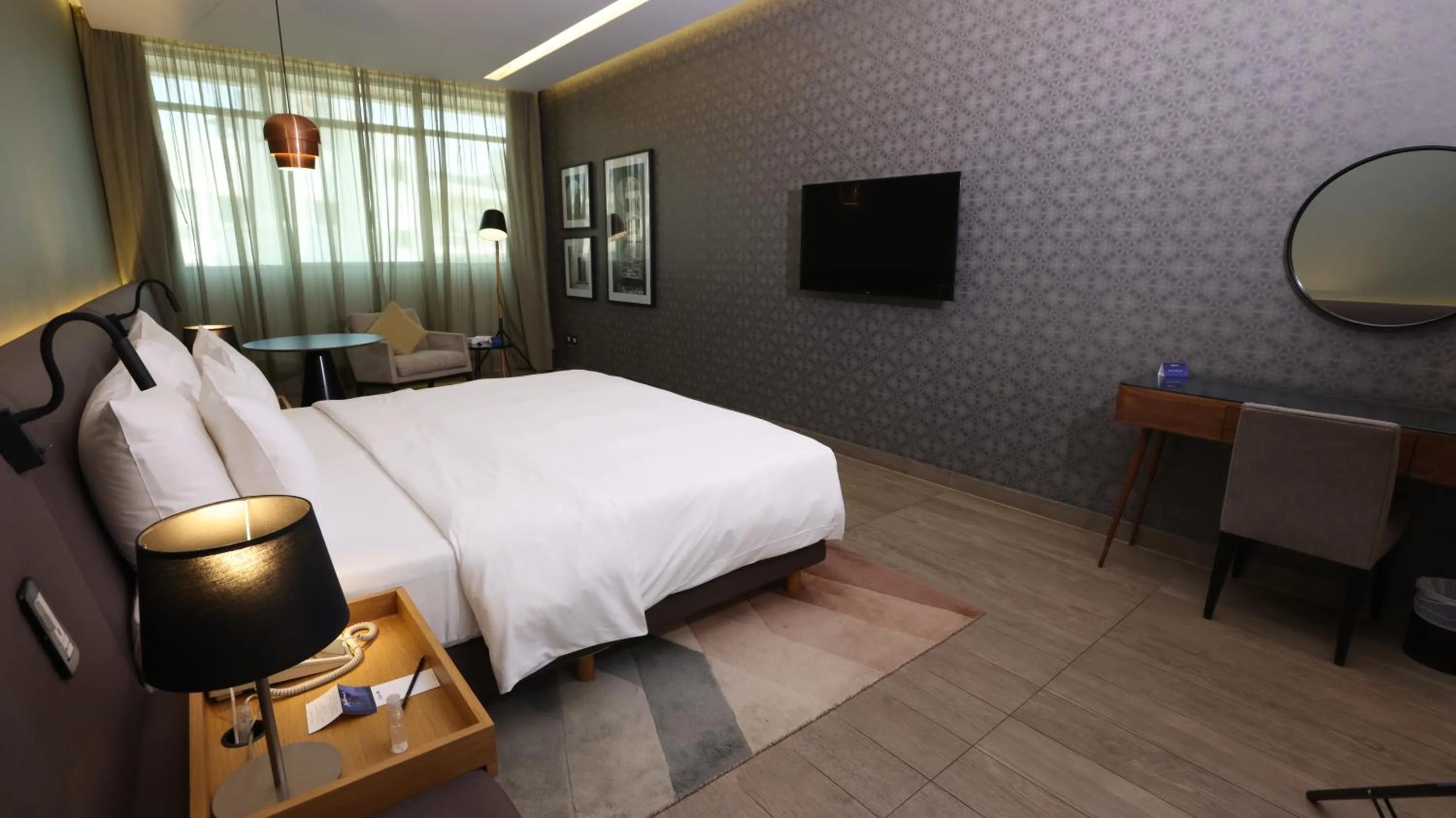 Bedroom, Bed in Radisson Blu Hotel, Beirut Verdun