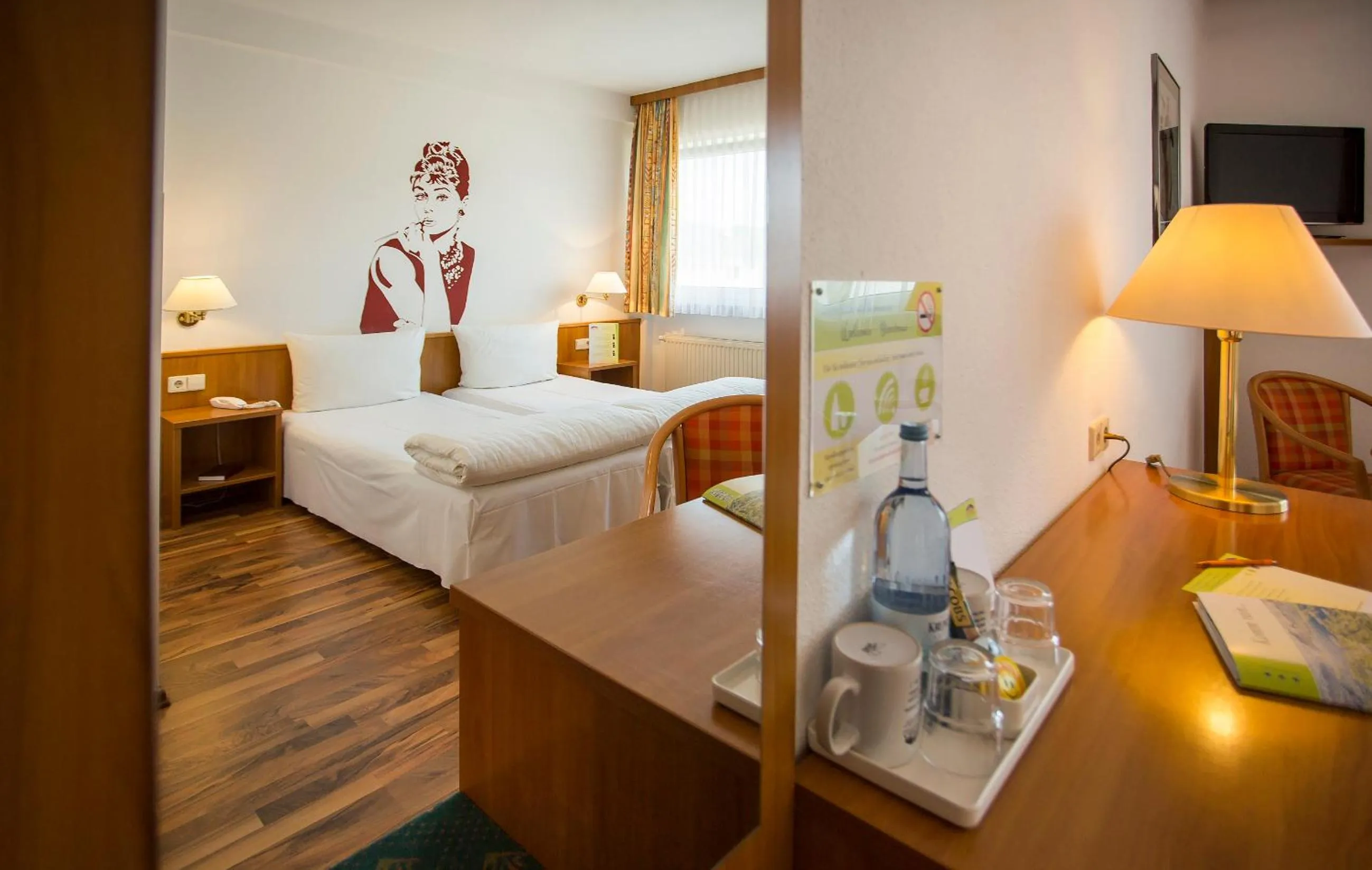 Photo of the whole room, Bed in Hotel Amerika