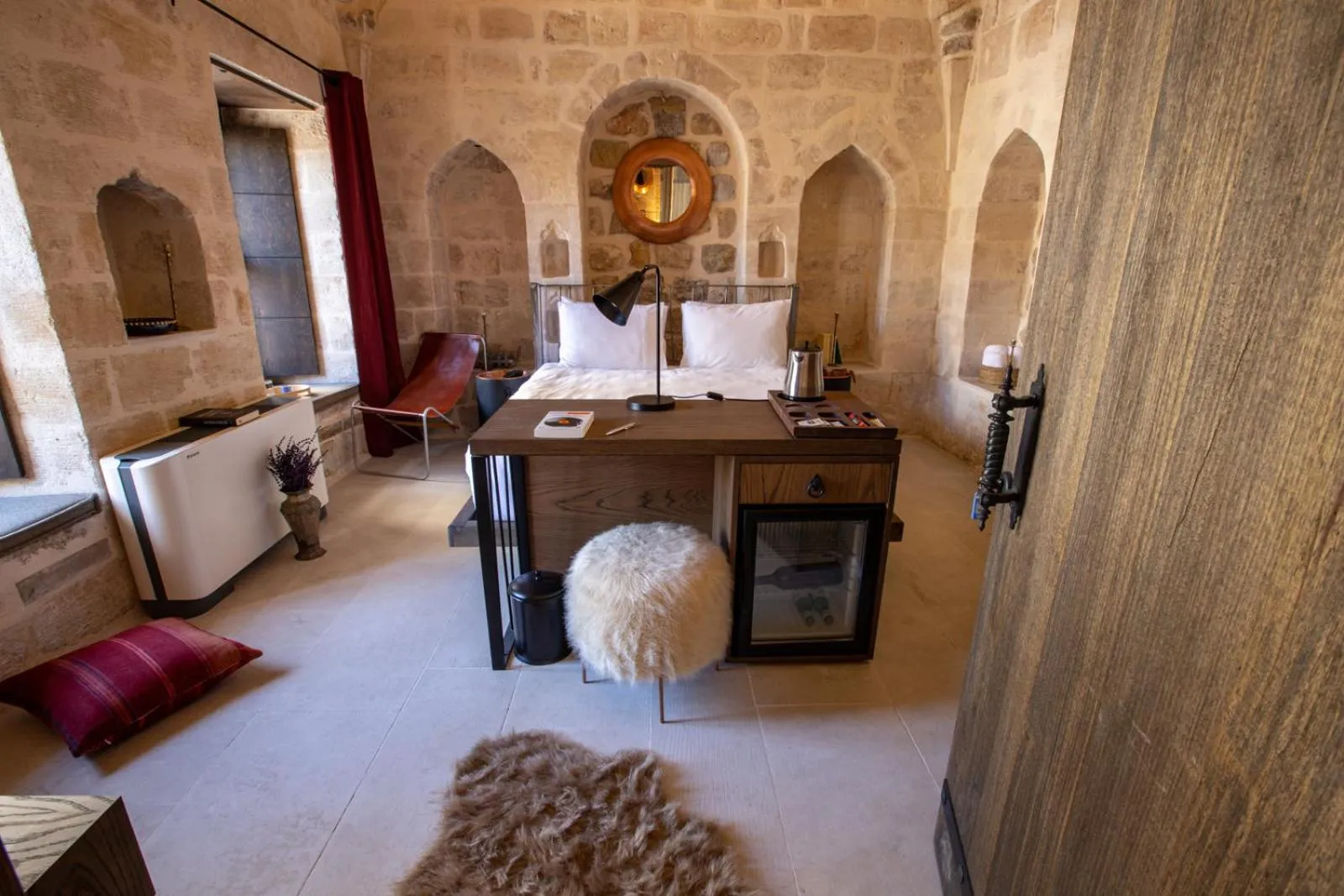 Bed in Mirsoum Hotel