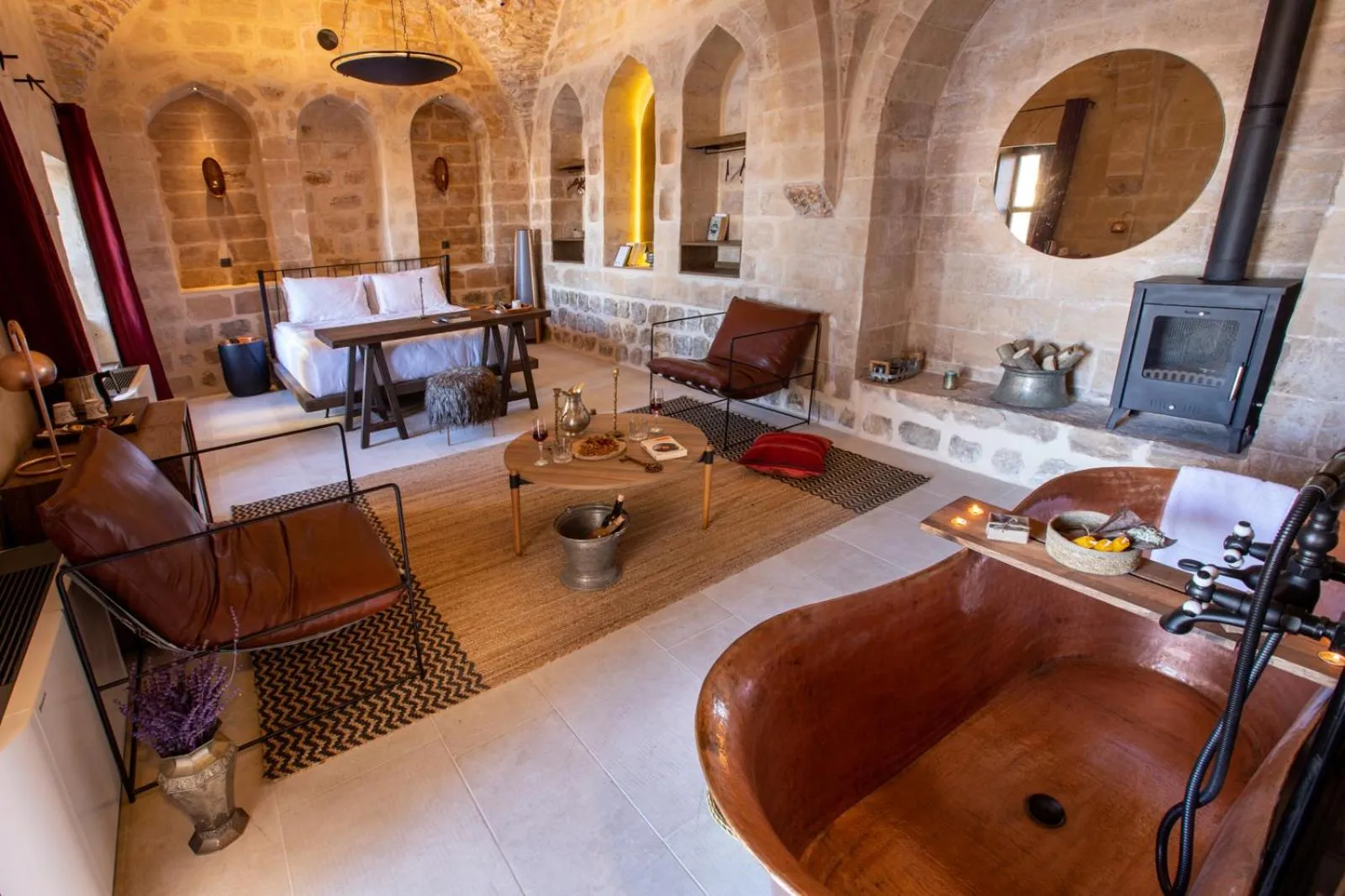 Seating area in Mirsoum Hotel